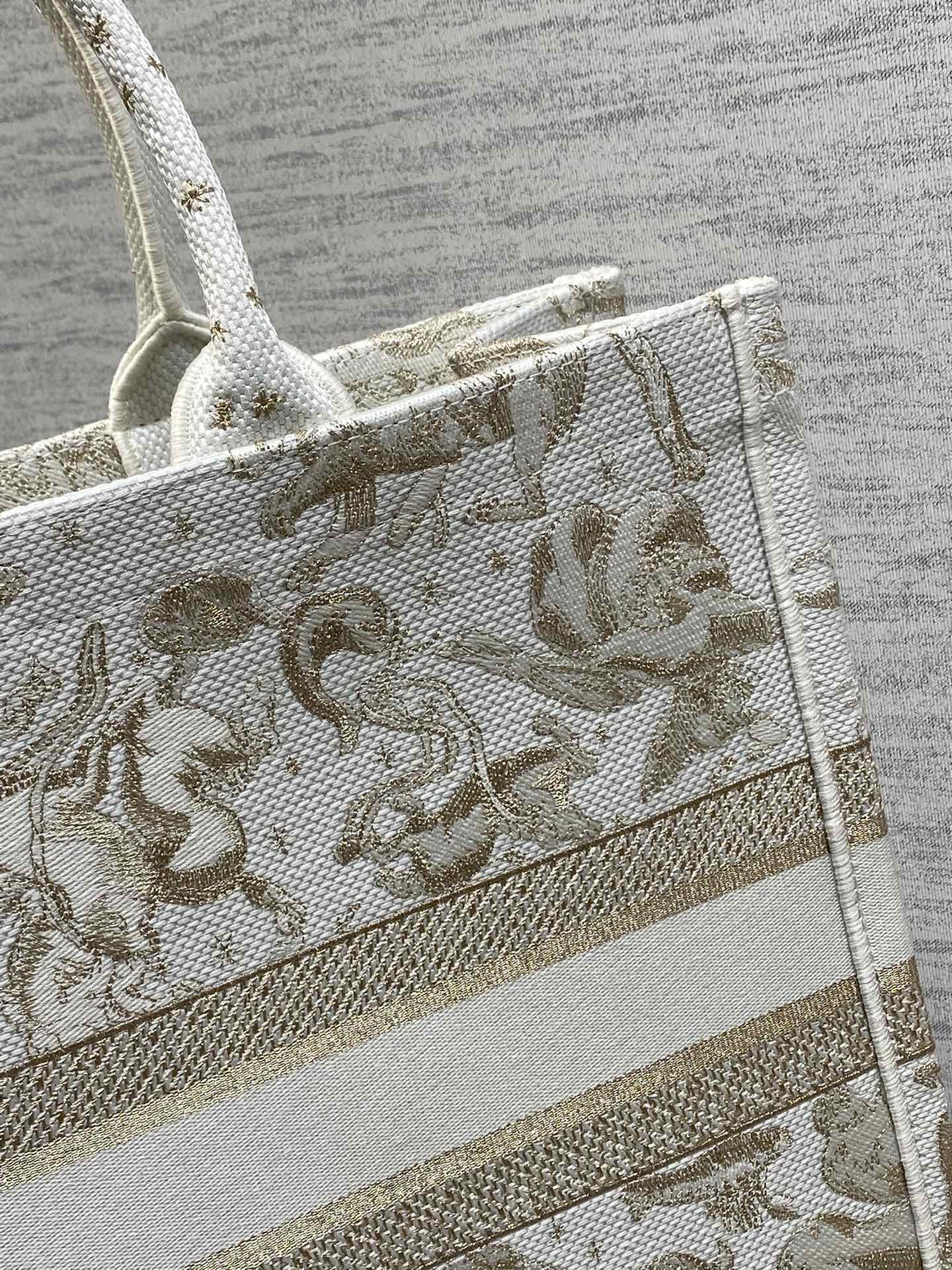 Dior Basic Bag Canvas Gold 17cm-s