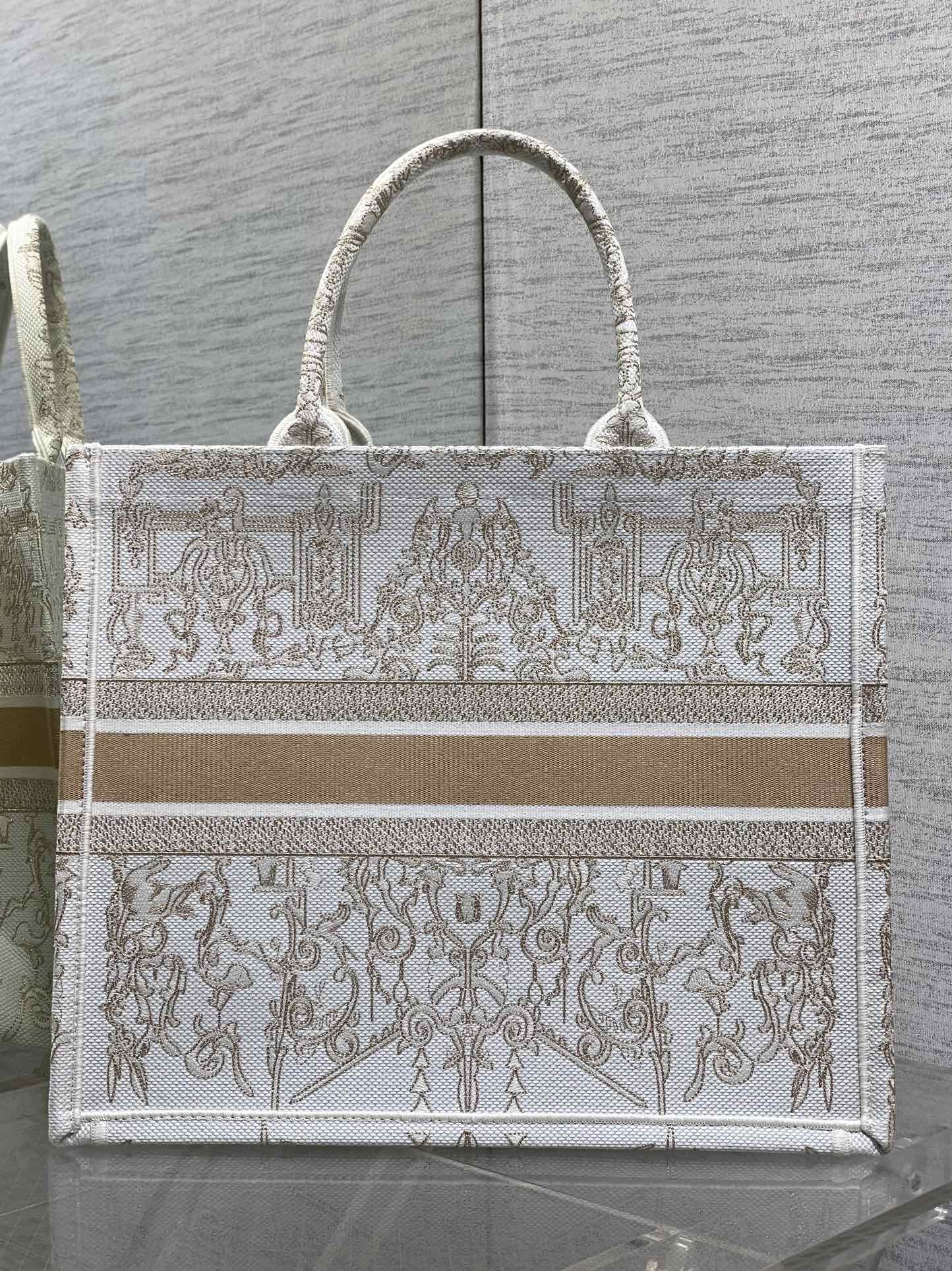 Dior Basic Bag Canvas Gold 17cm-s