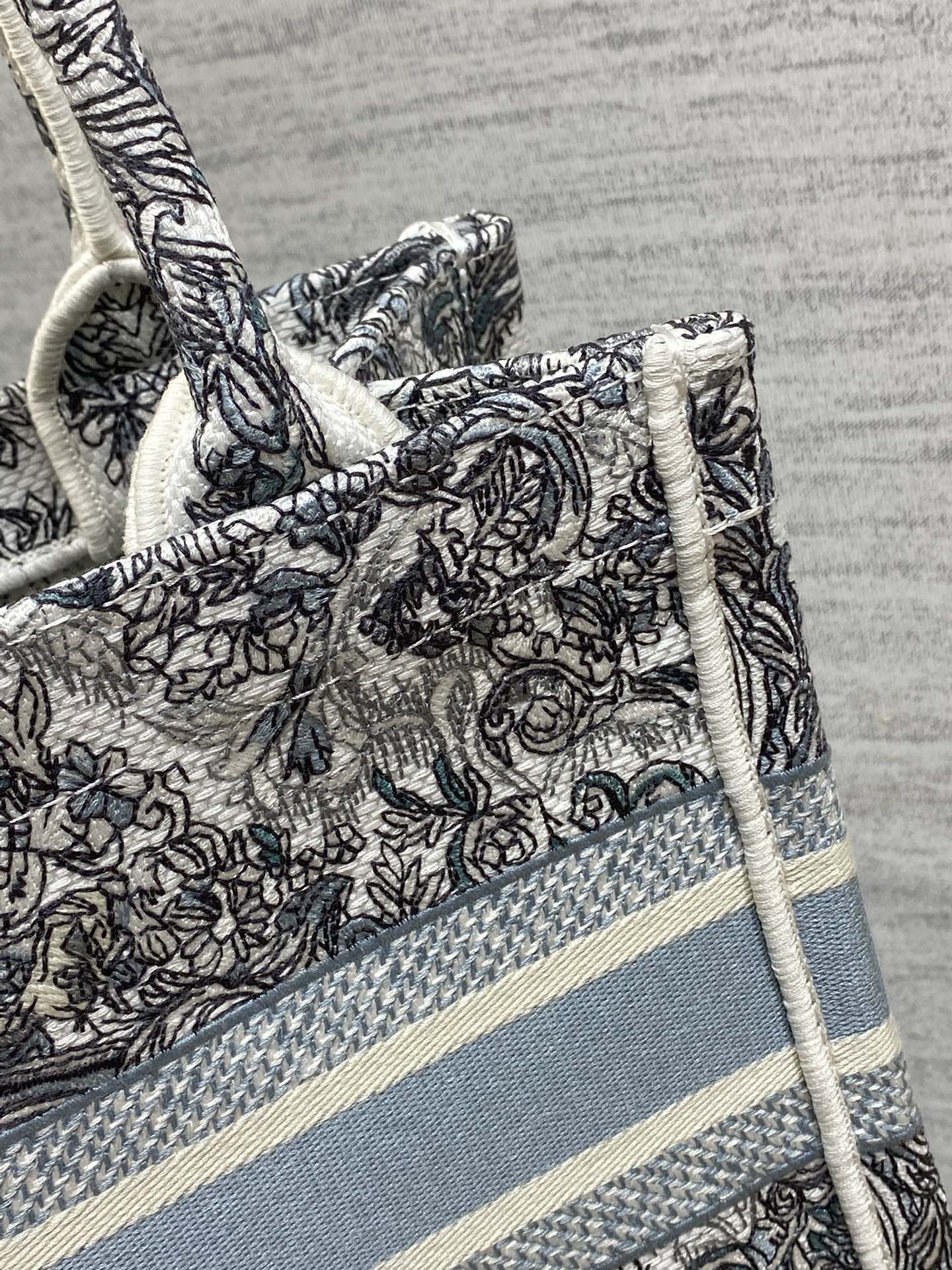 Dior Tote Bag Blue 22cm-l-s