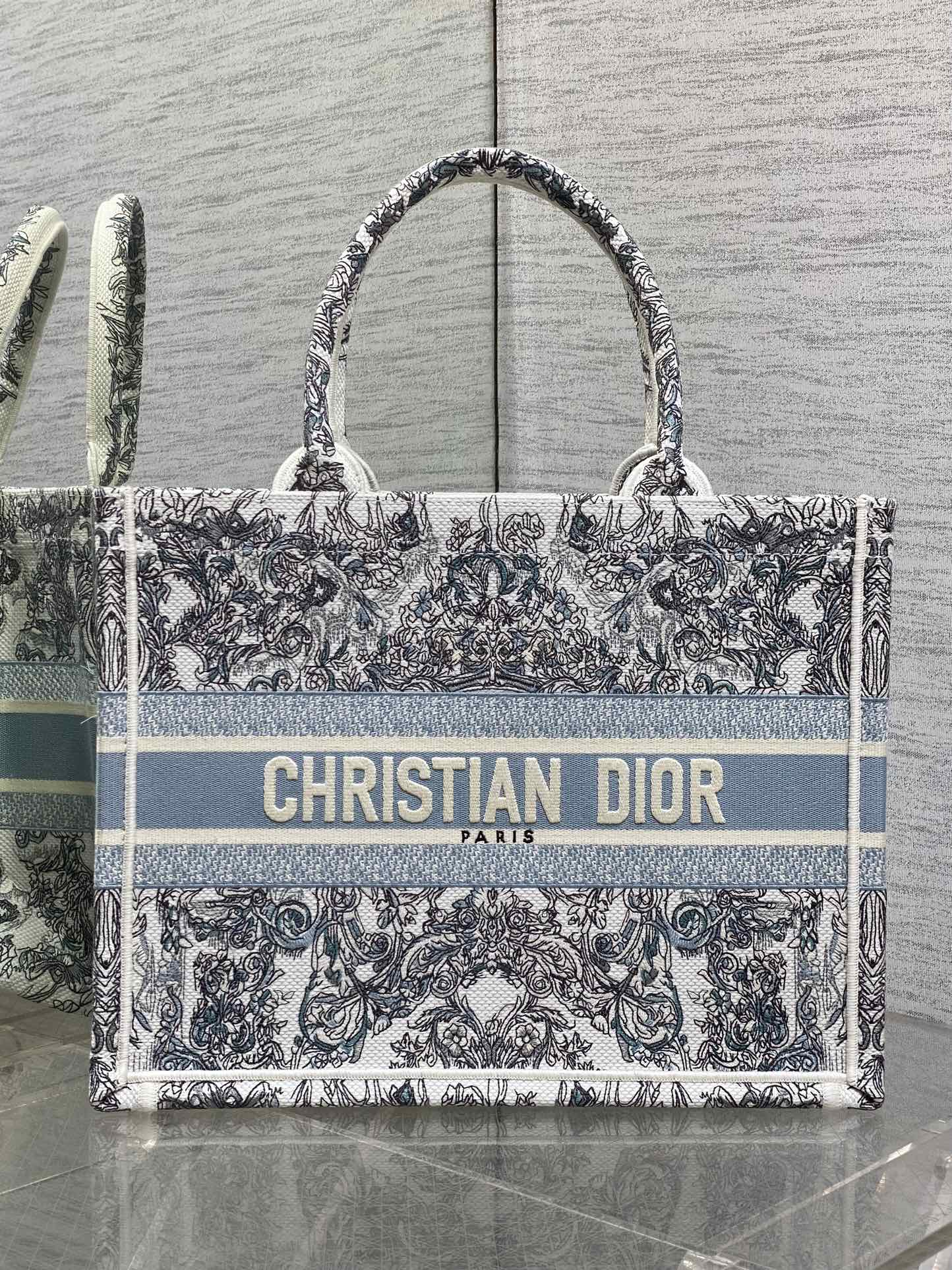 Dior Tote Bag Blue M-l-s