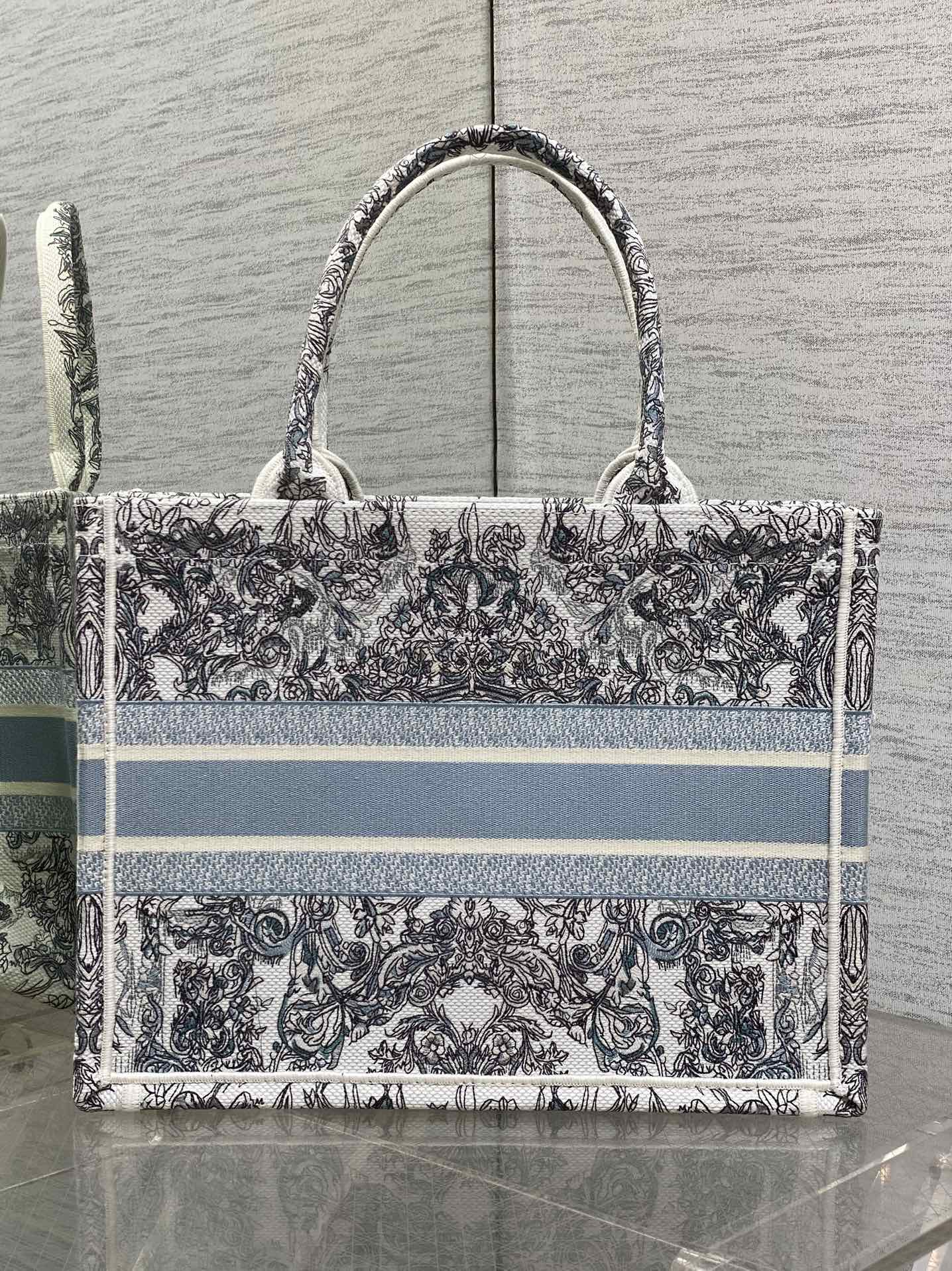 Dior Tote Bag Blue M-l-s