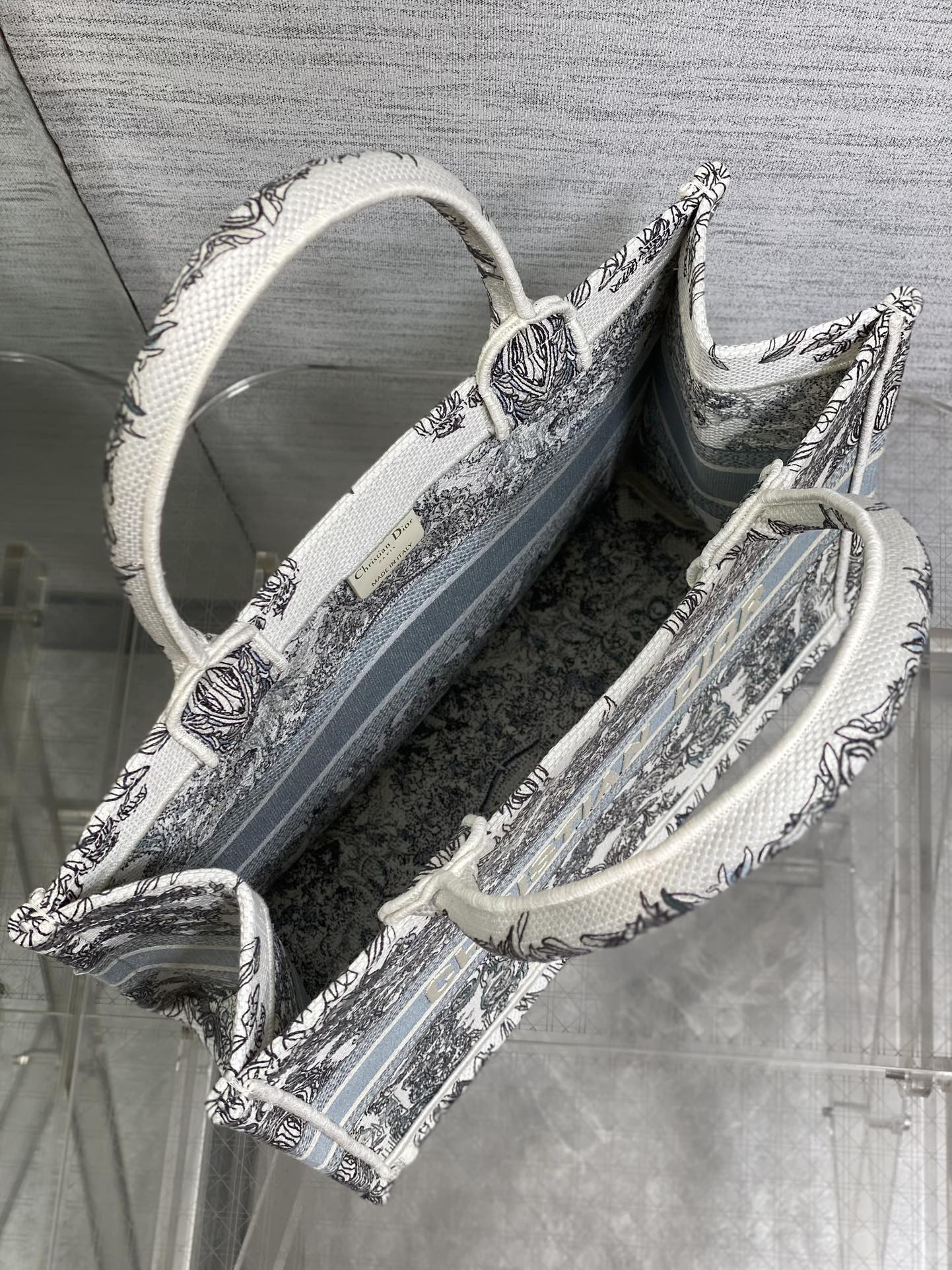 Dior Tote Bag Blue M-l-s