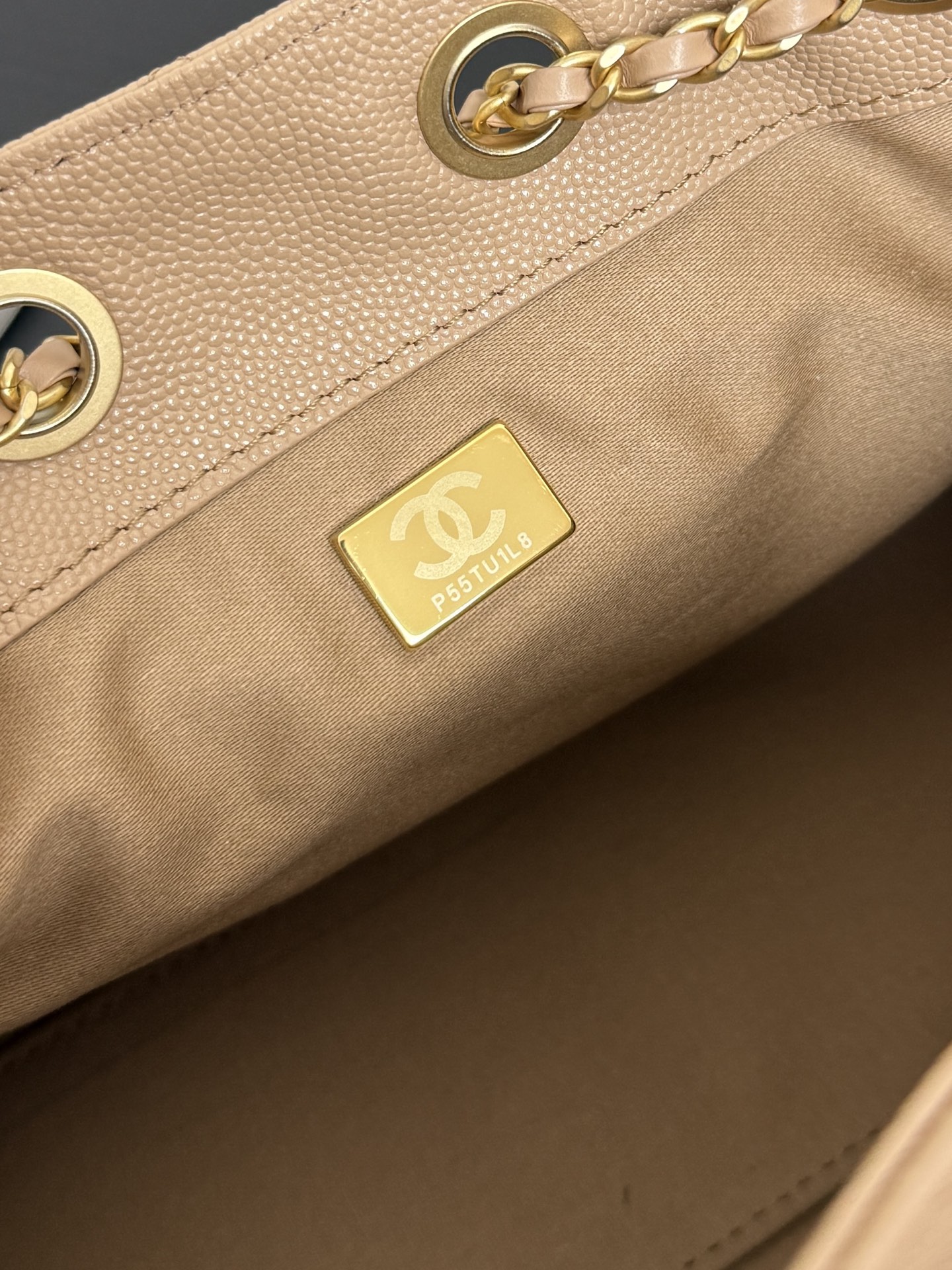 Chanel Bucket Bag Cow Leather 10cm-m-l-s