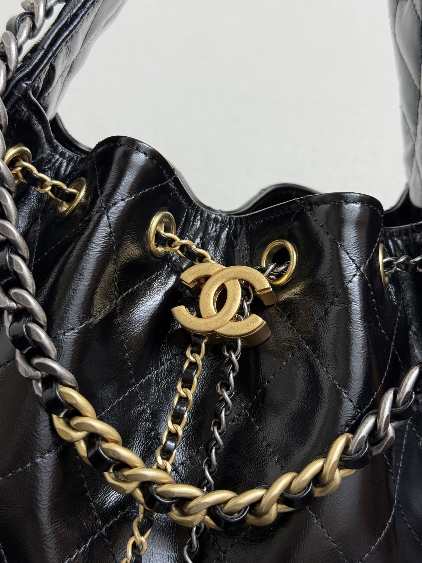 Bucket Bag Cow Leather 14cm-15cm-l-s