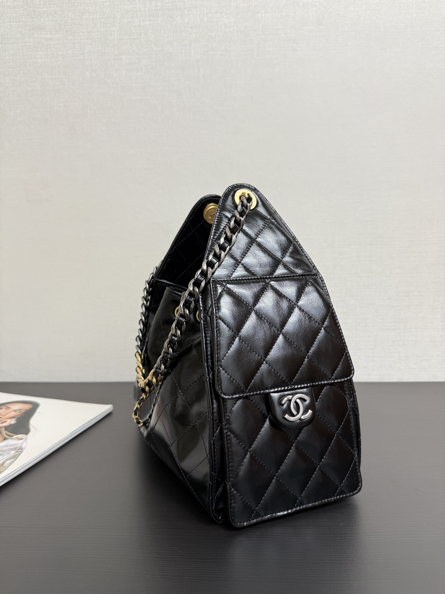 Bucket Bag Cow Leather 14cm-15cm-l-s