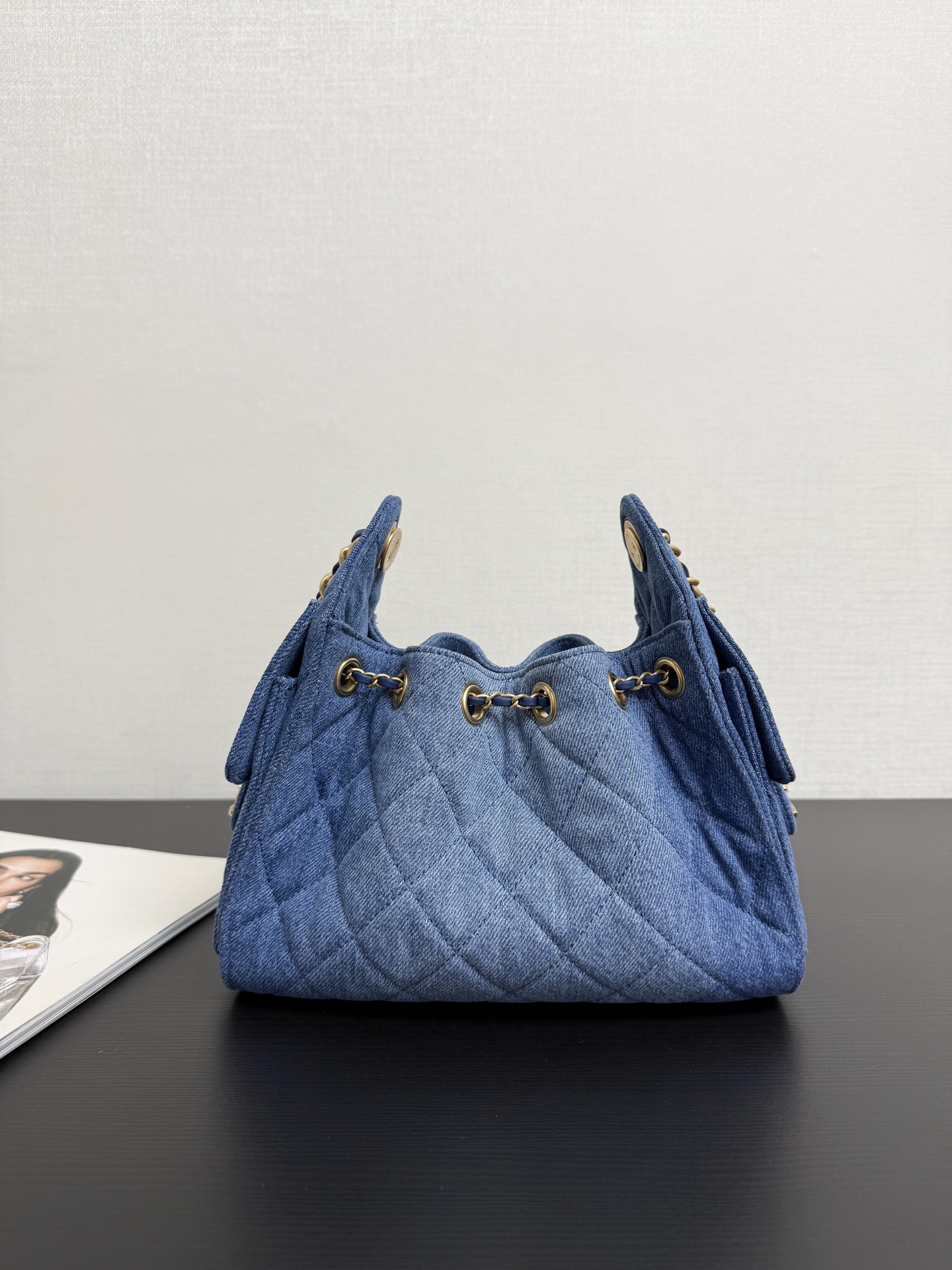 Bucket Bag Cow Leather 10cm-m-l-s