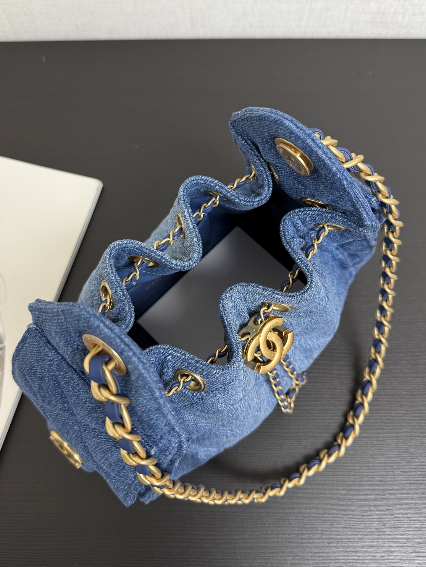 Bucket Bag Cow Leather 10cm-m-l-s