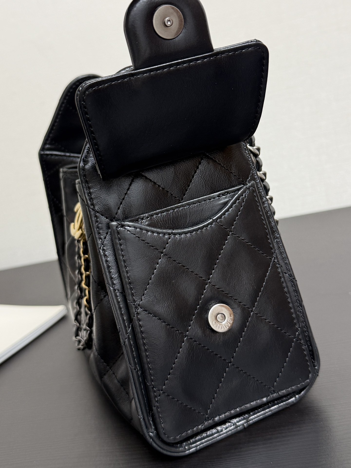 Bucket Bag Cow Leather 10cm-m-l-s