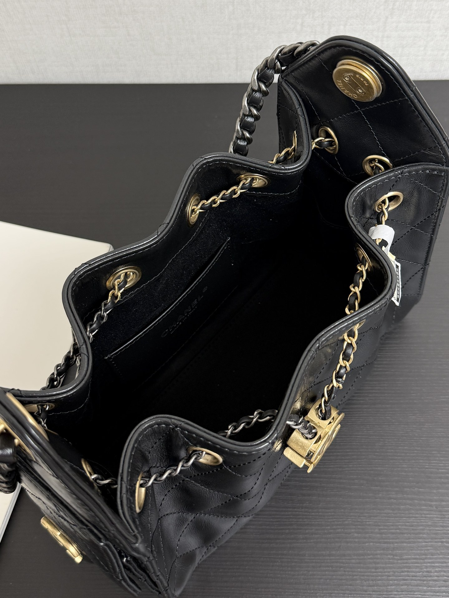 Bucket Bag Cow Leather 10cm-m-l-s