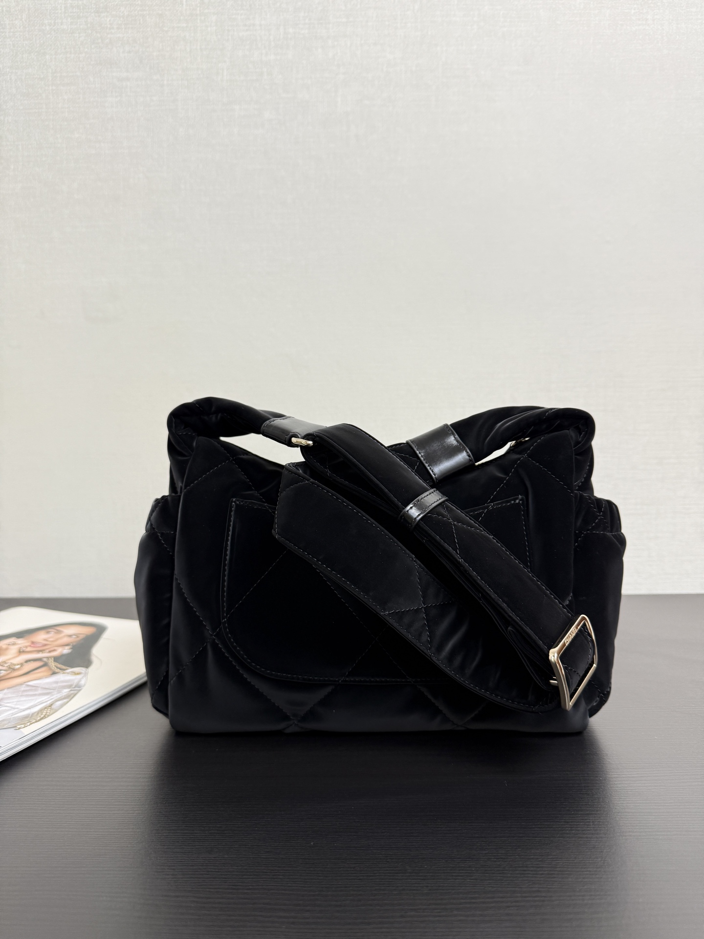 Basic Bag Nylon Black 18cm-12cm-s