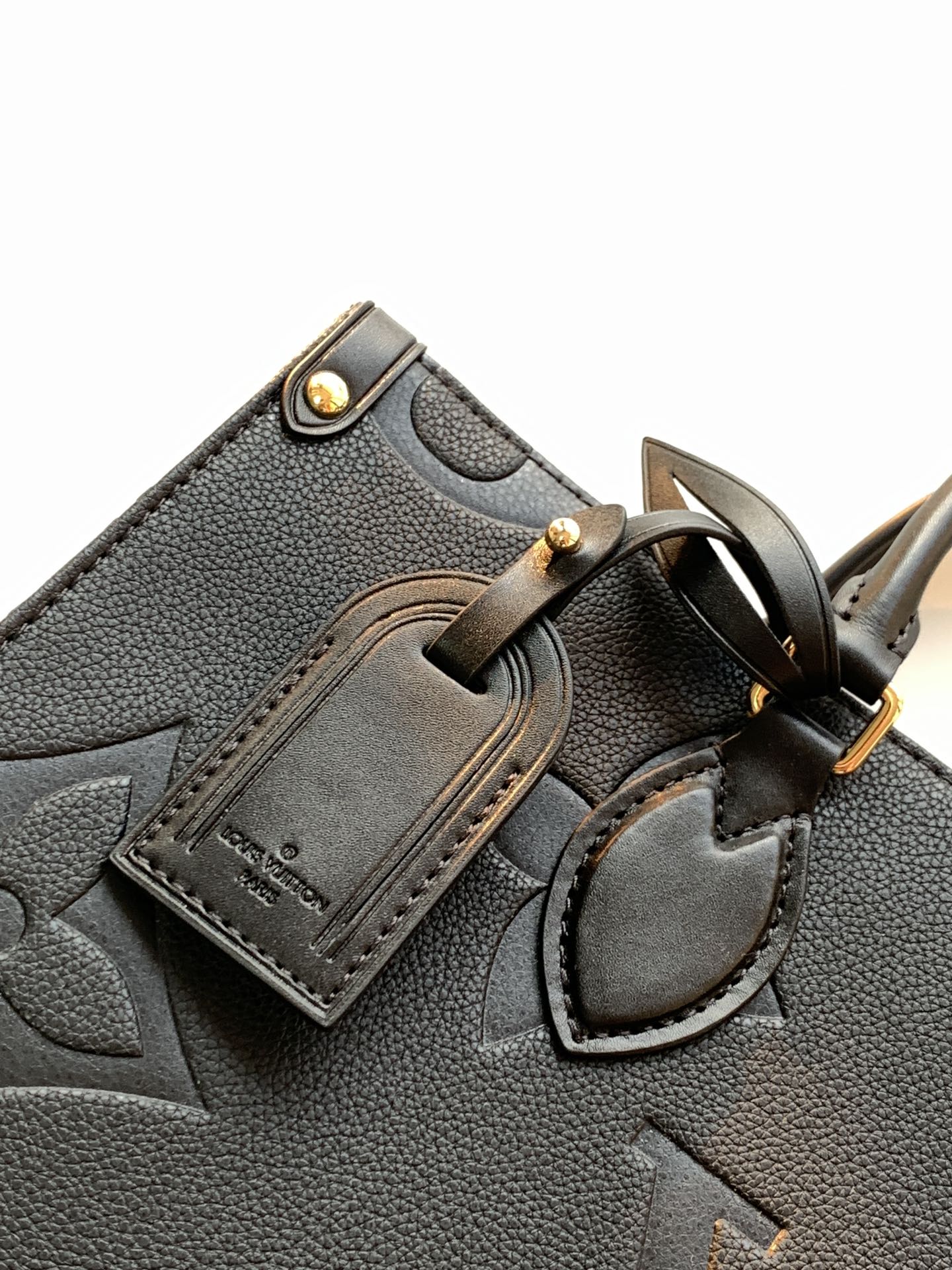 Louis Vuitton Tote Bag Black M-l