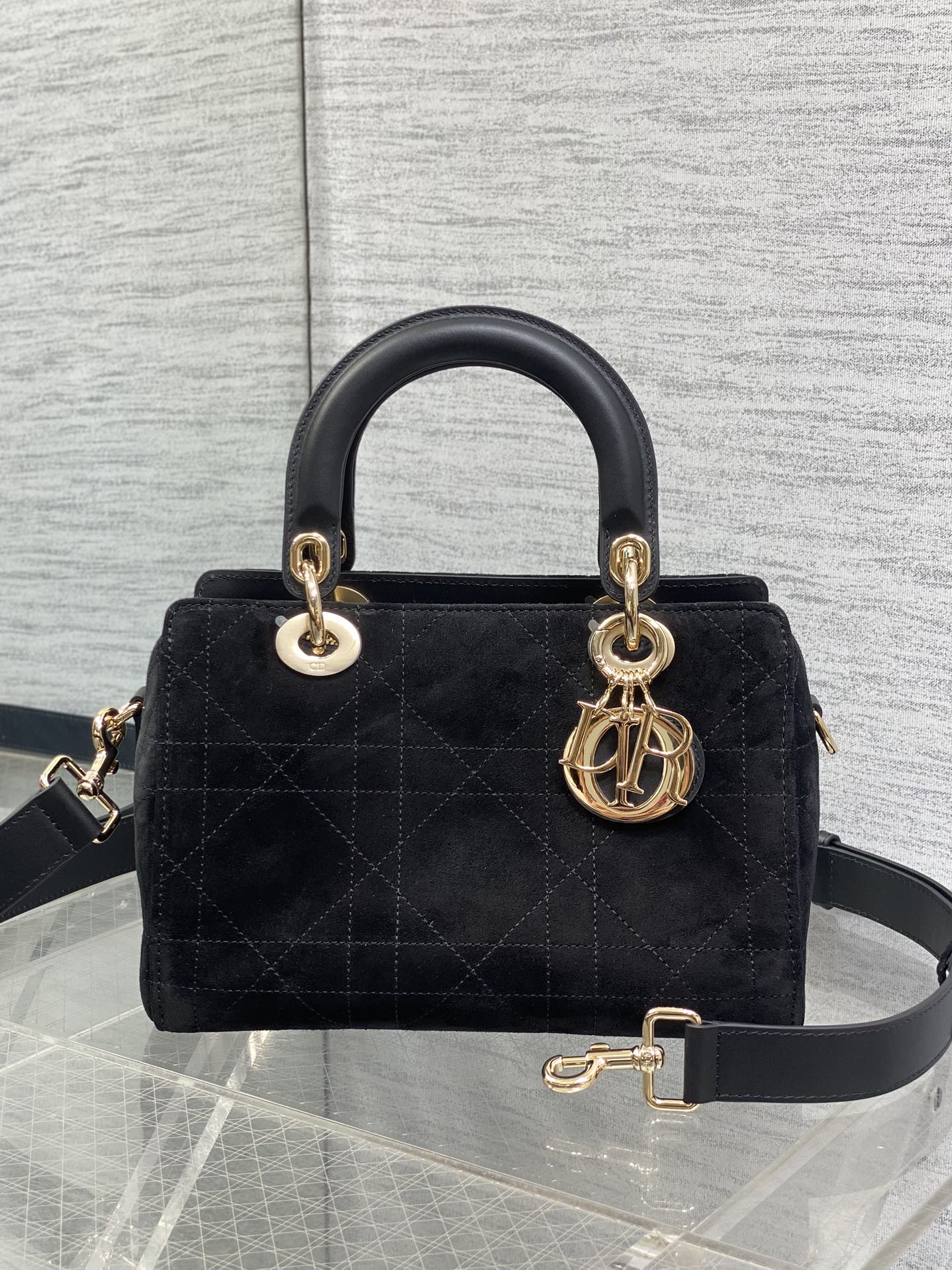 Dior Female Basic Bag Black 14cm-l-s