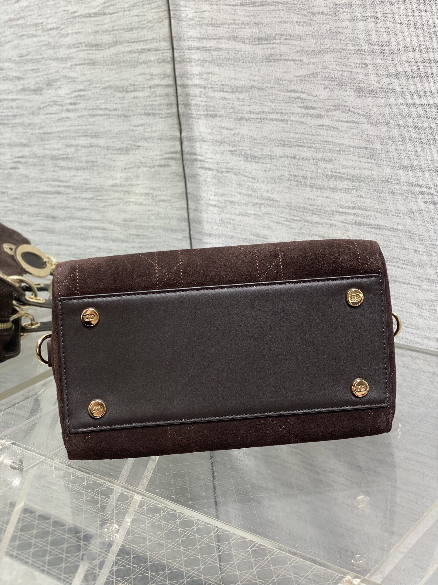 Dior Female Basic Bag Coffee 14cm-l-s