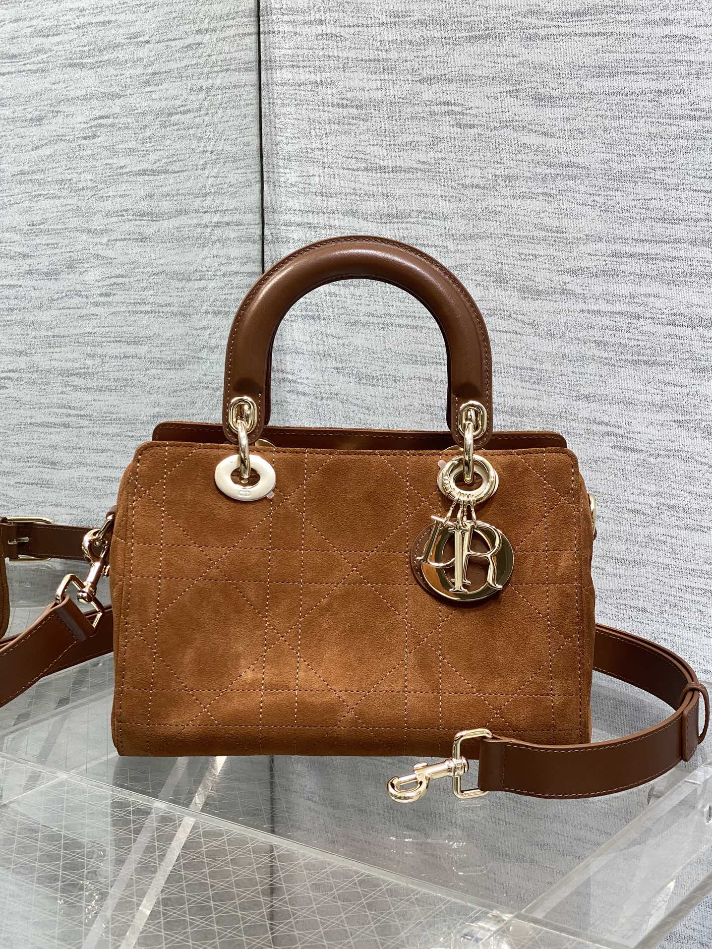 Dior Female Basic Bag Brown 14cm-l-s