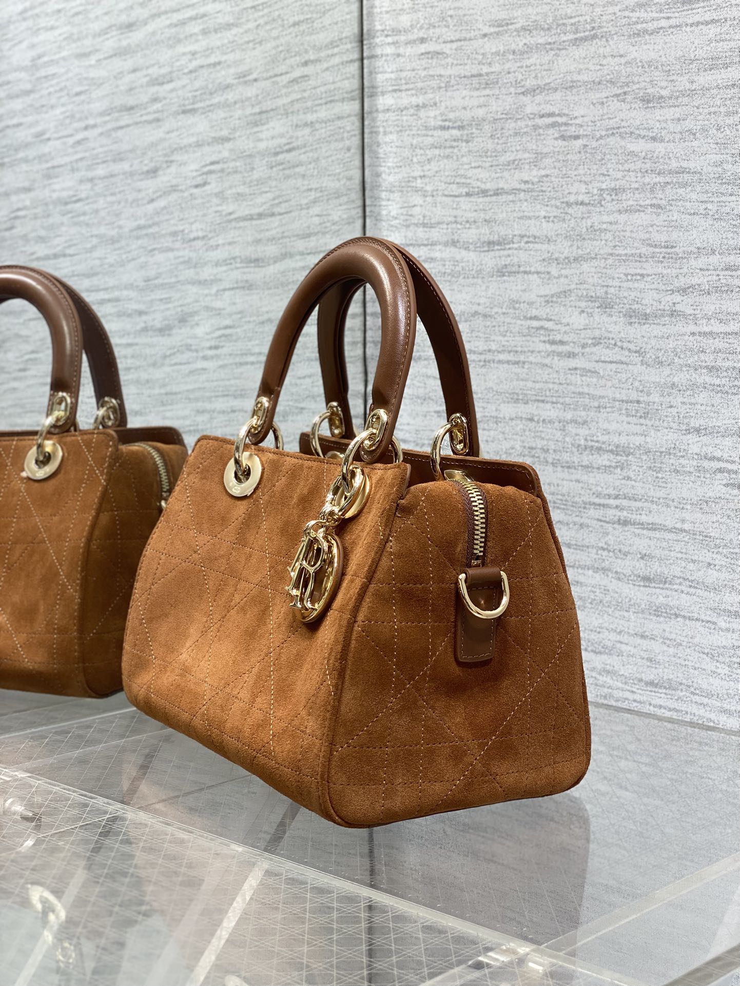 Dior Female Basic Bag Brown 14cm-l-s