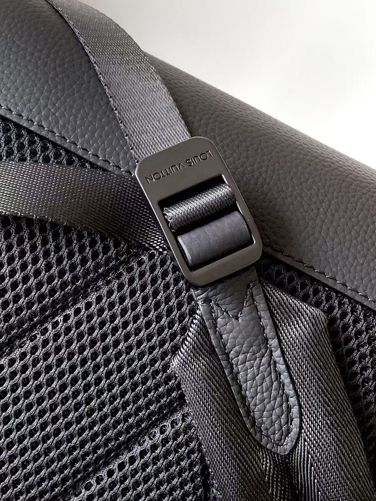 Louis Vuitton Backpack Cow Leather Black M-l-s