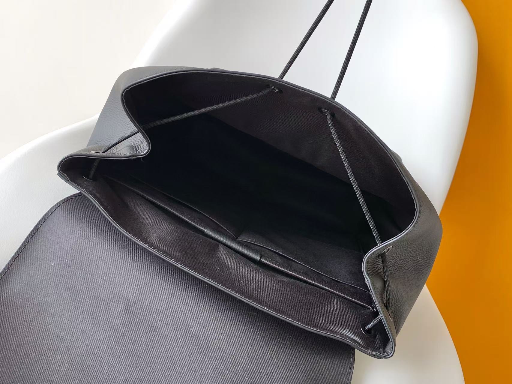 Louis Vuitton Backpack Cow Leather Black M-l-s