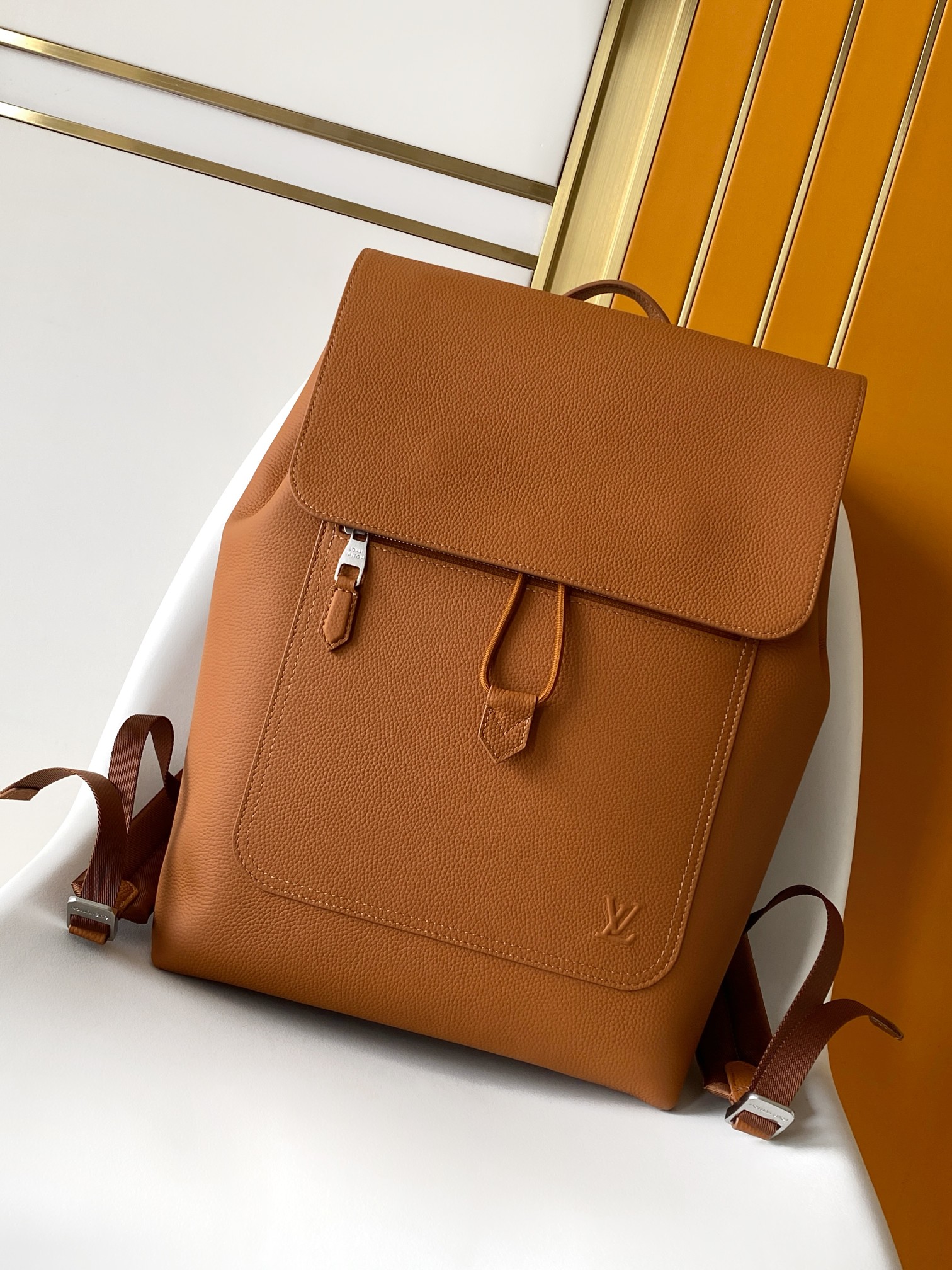 Louis Vuitton Backpack Cow Leather Black M-l-s