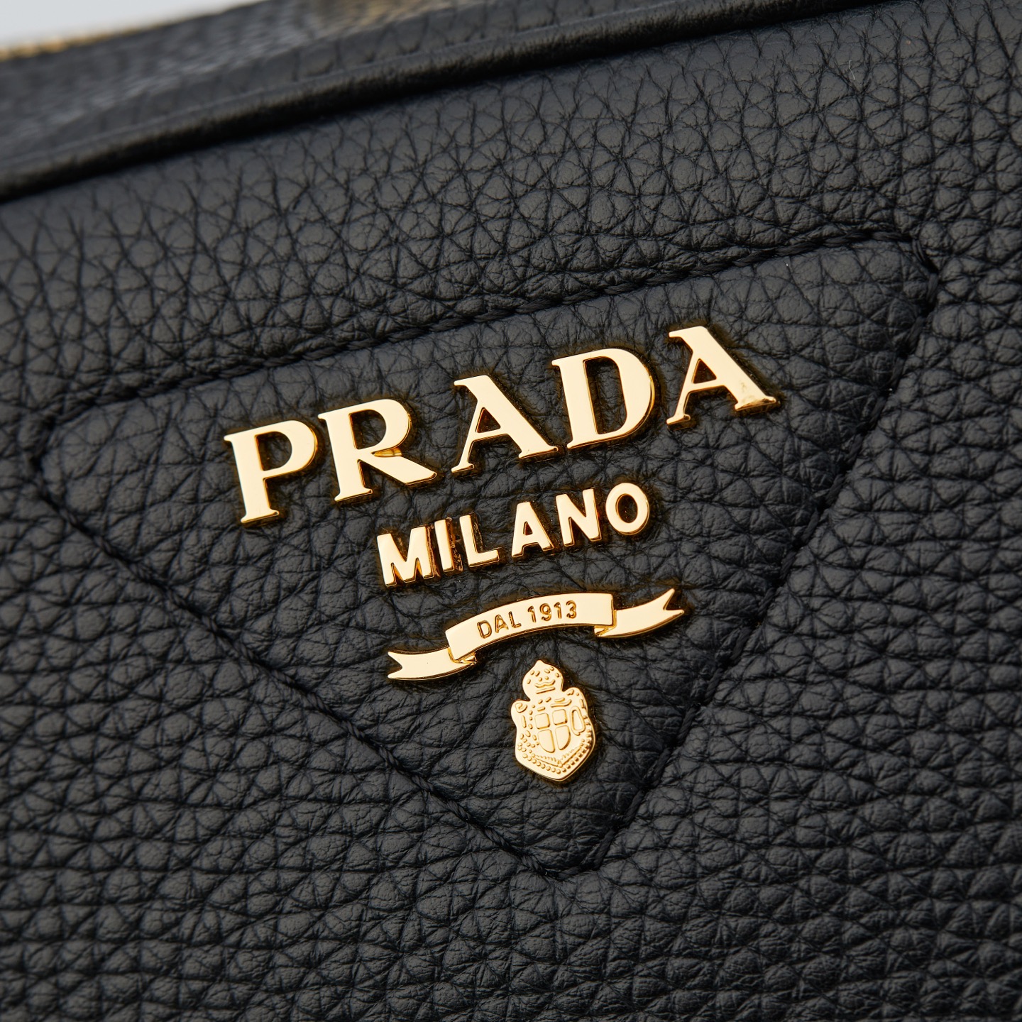 Prada Tote Bag Cow Leather Black M
