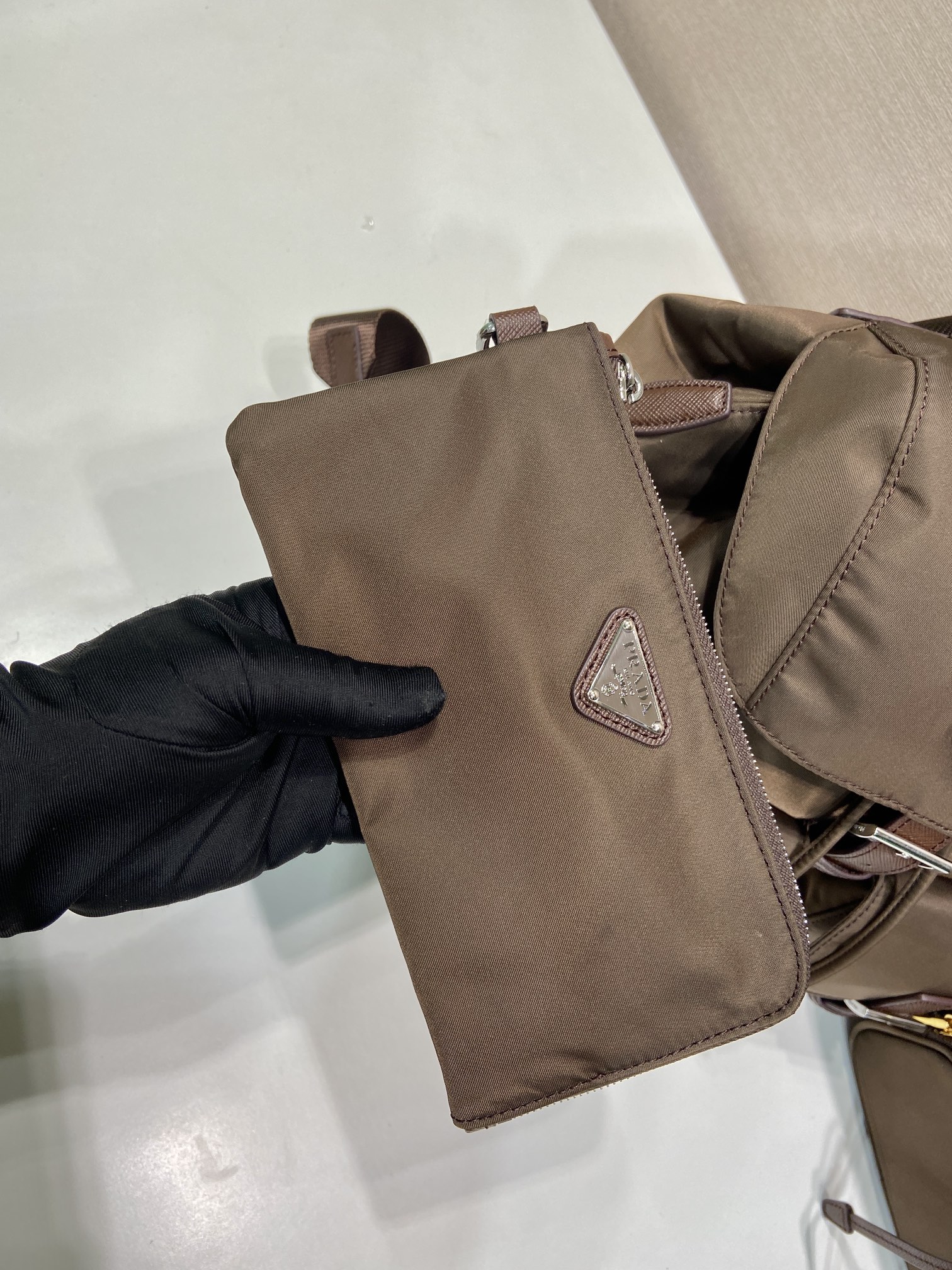 Prada Backpack Nylon 15cm-s