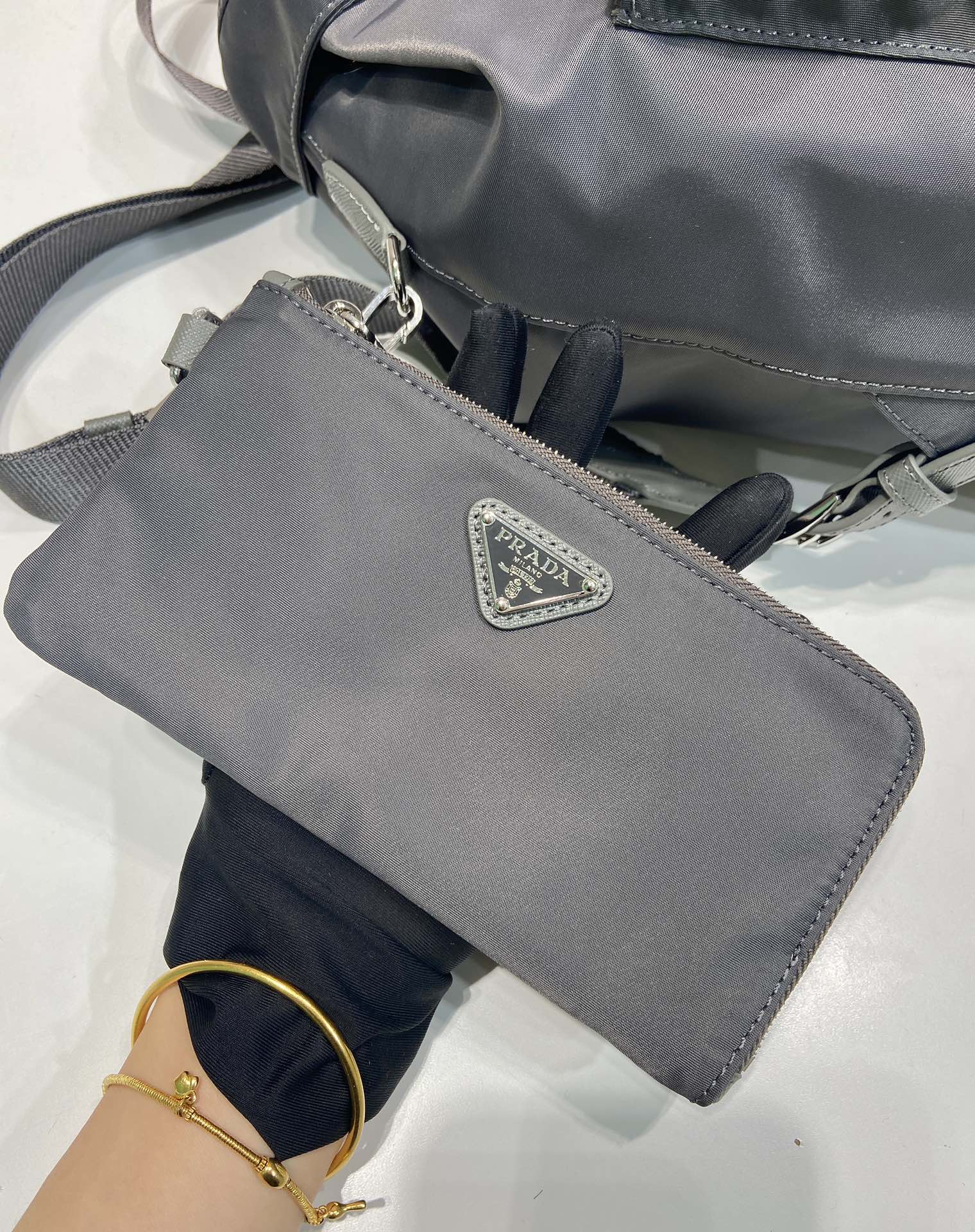 Prada Backpack Nylon 15cm-s