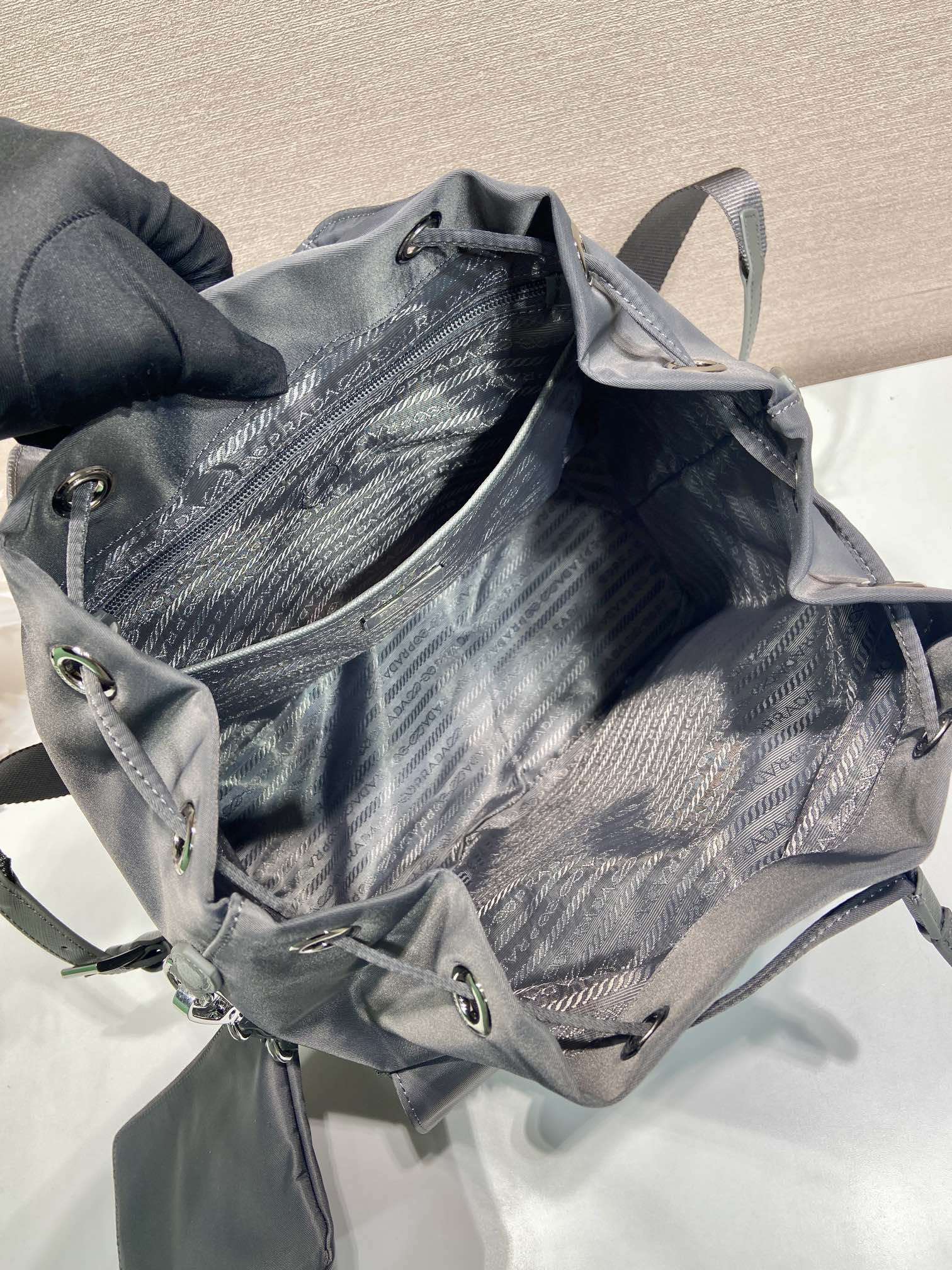 Prada Backpack Nylon 15cm-s