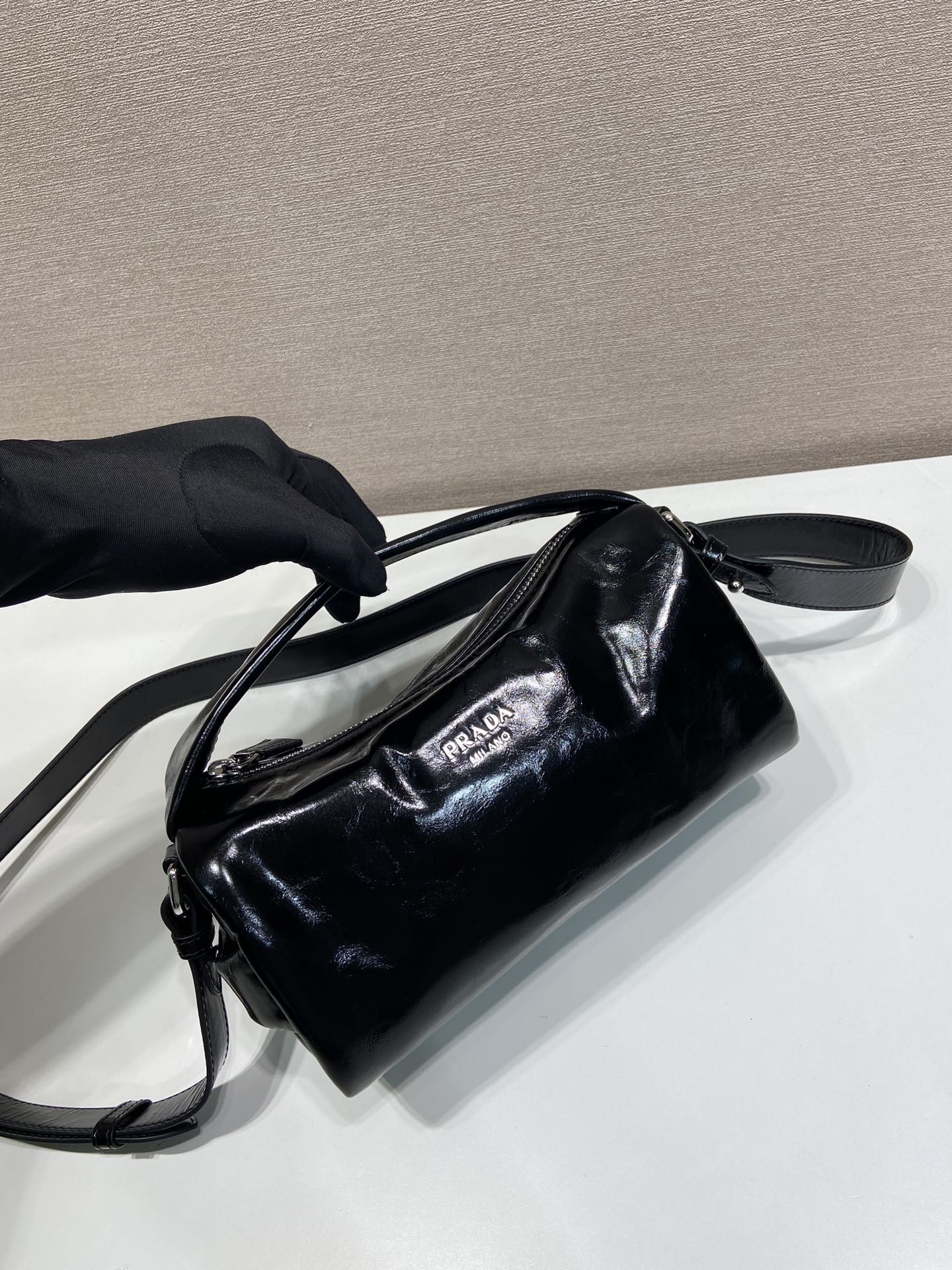 Prada Basic Bag Cow Leather 11cm