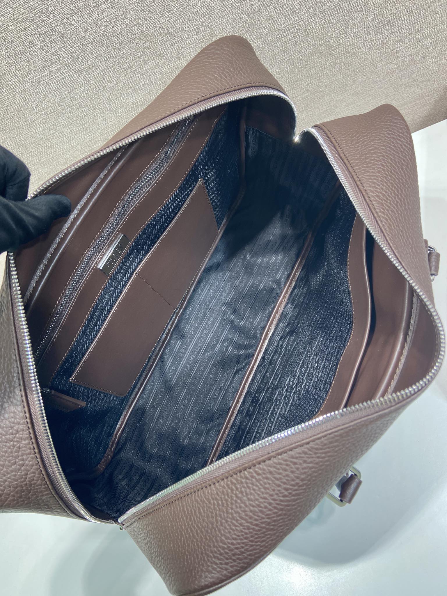 Prada Briefcase Cow Leather M