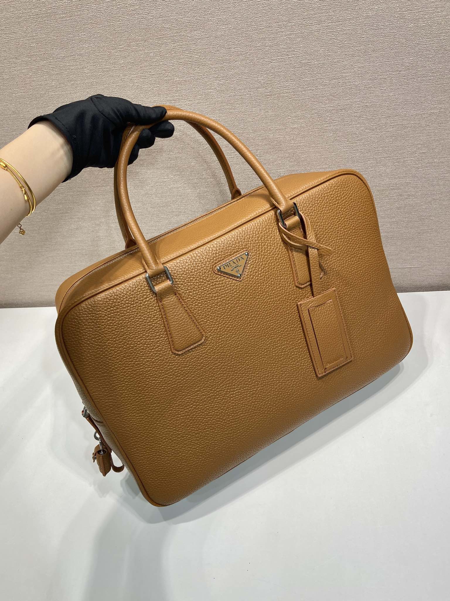 Prada Briefcase Cow Leather M