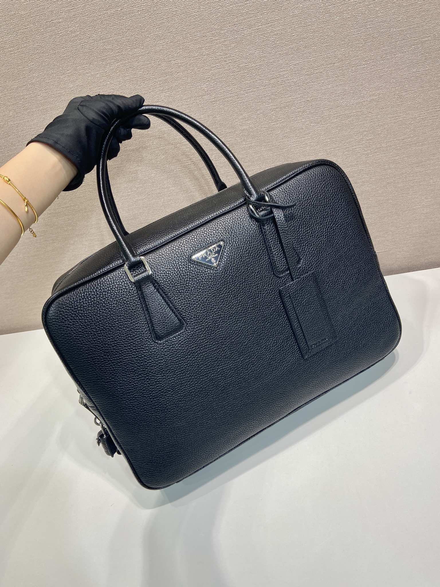Prada Briefcase Cow Leather M