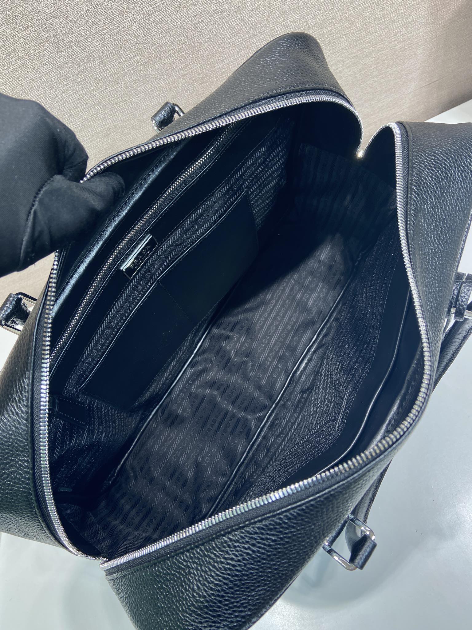 Prada Briefcase Cow Leather M