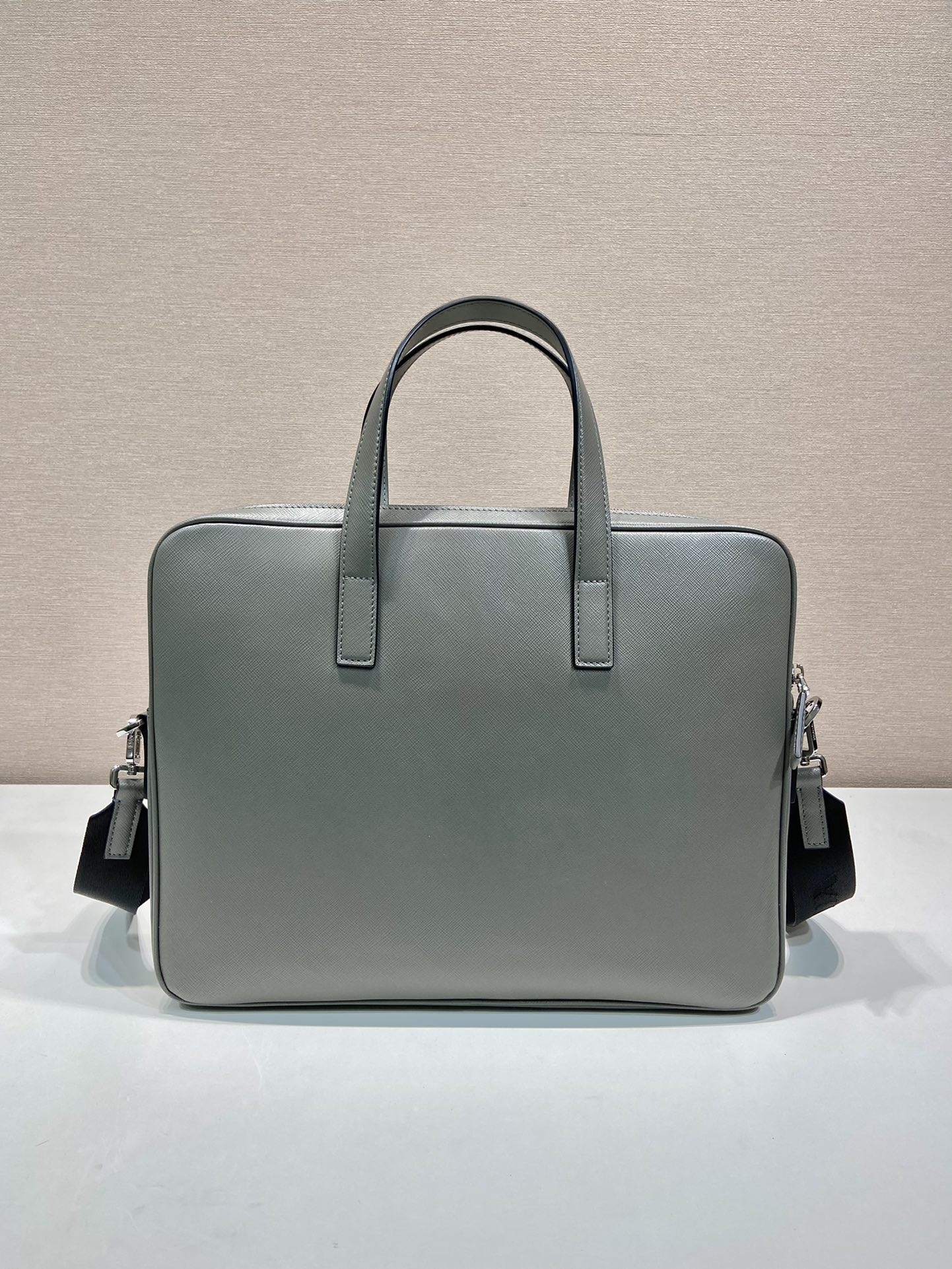 Prada Male Briefcase Cow Leather M-s