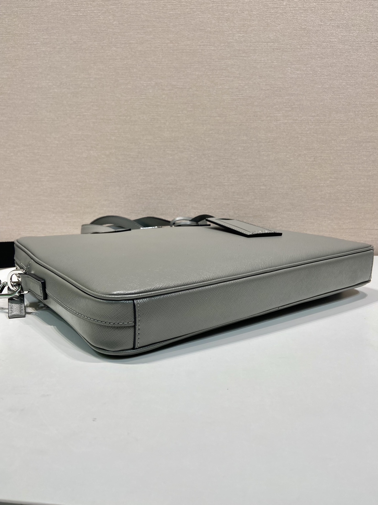 Prada Male Briefcase Cow Leather M-s