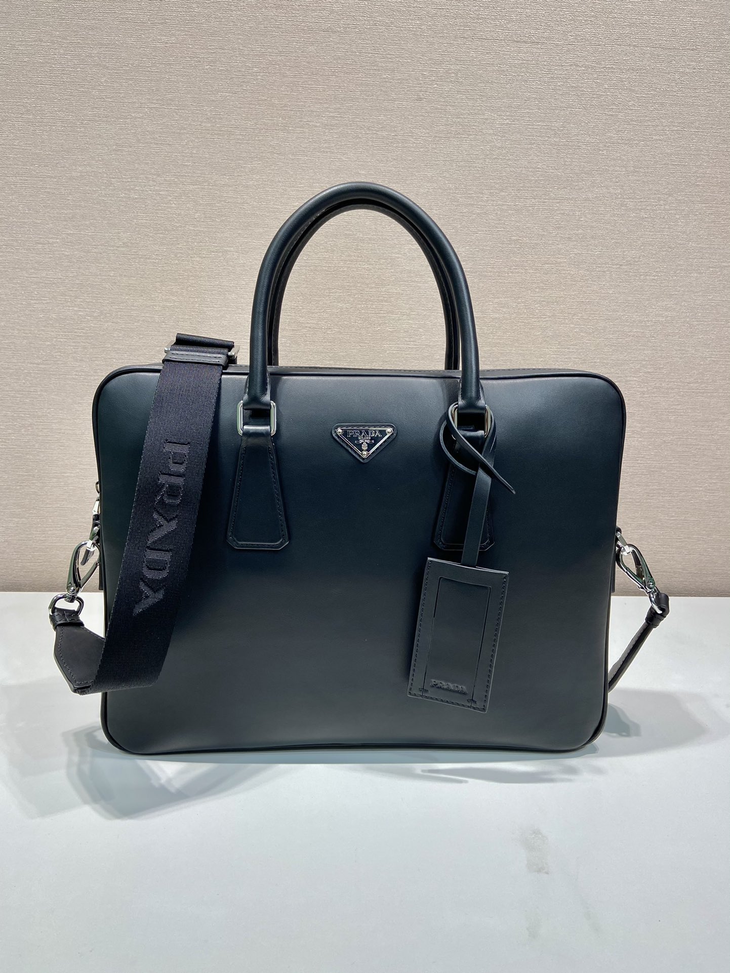 Prada Briefcase Cow Leather M