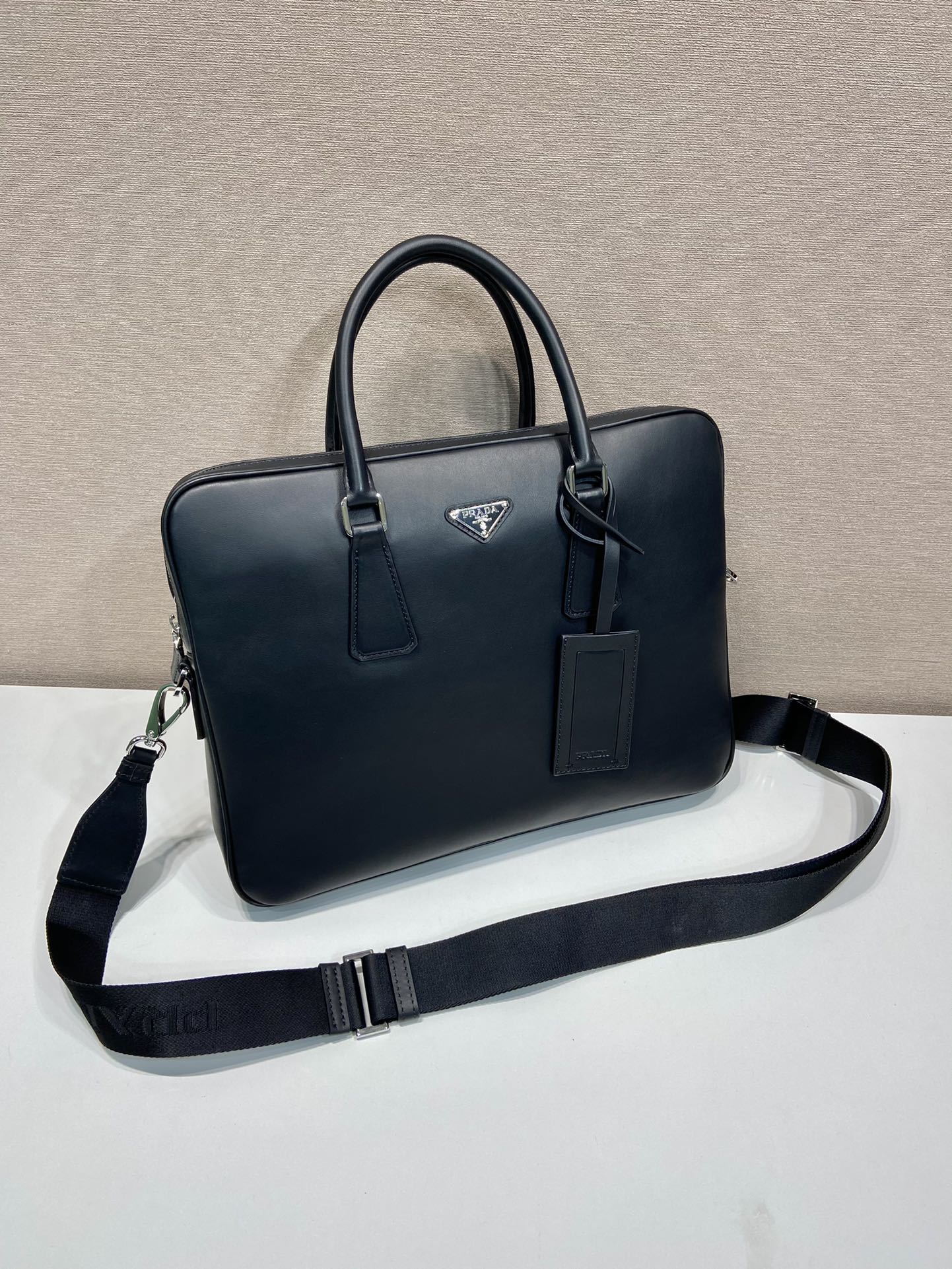 Prada Briefcase Cow Leather M