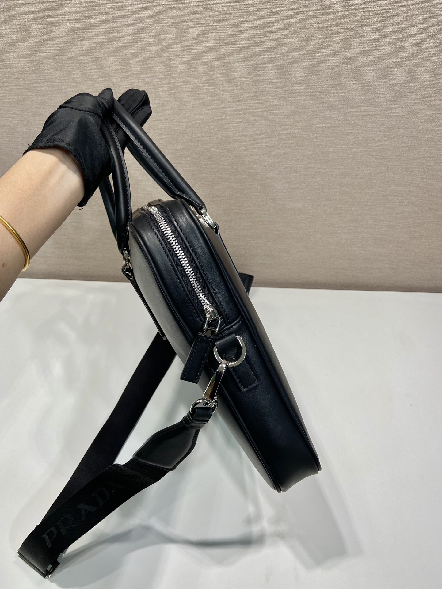 Prada Briefcase Cow Leather M