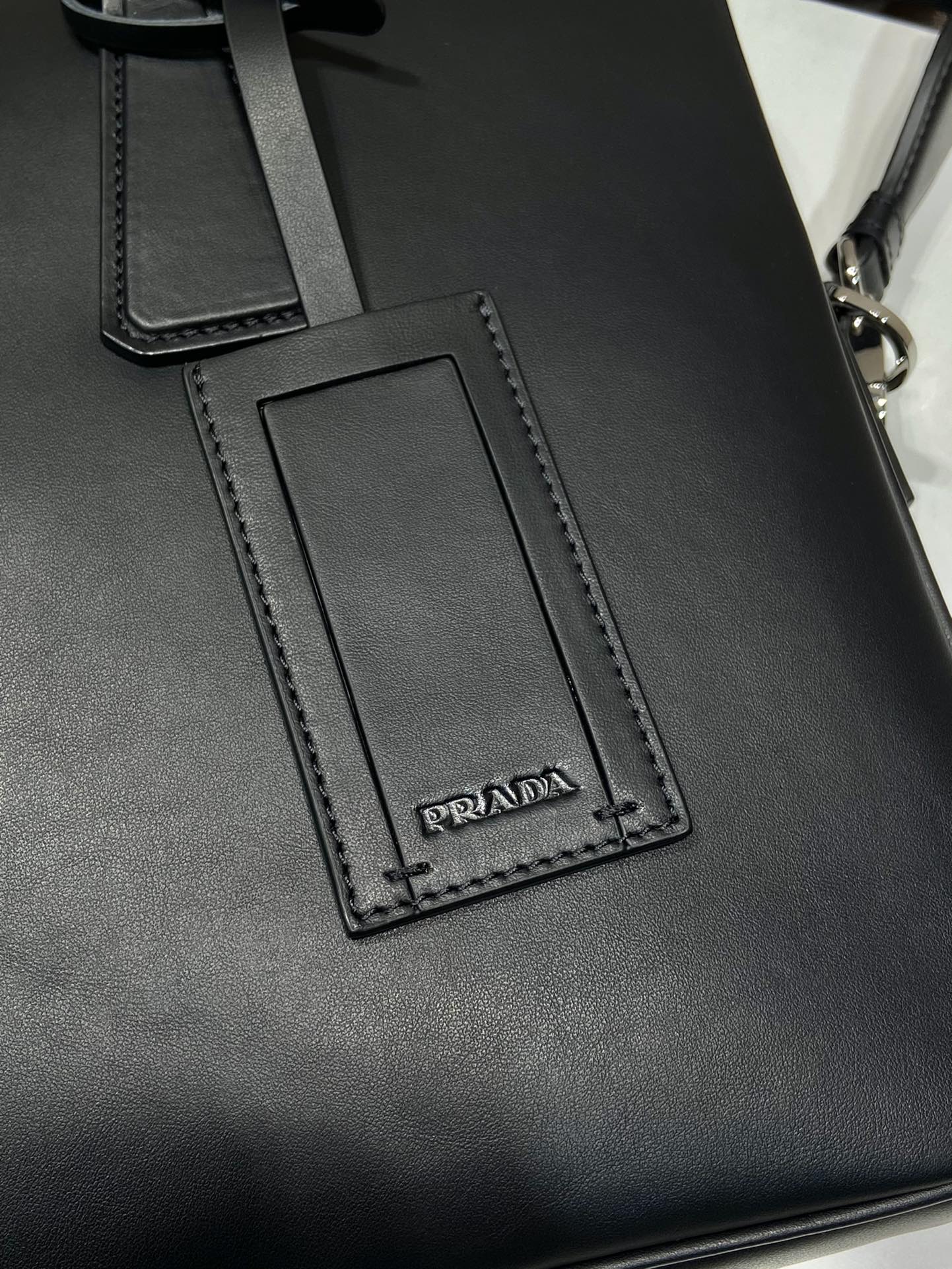 Prada Briefcase Cow Leather M