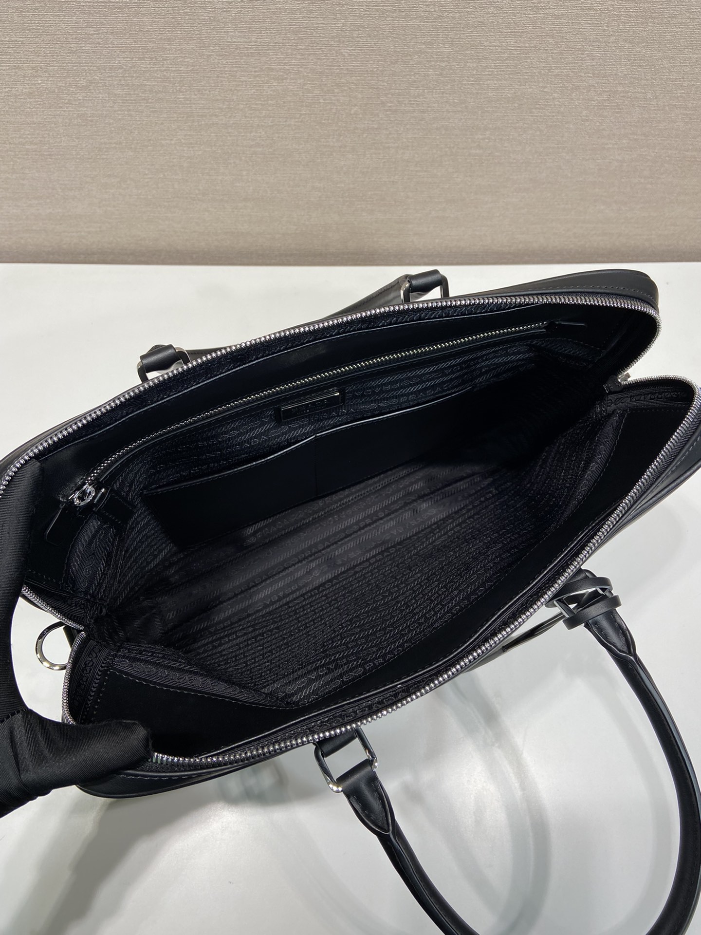 Prada Briefcase Cow Leather M