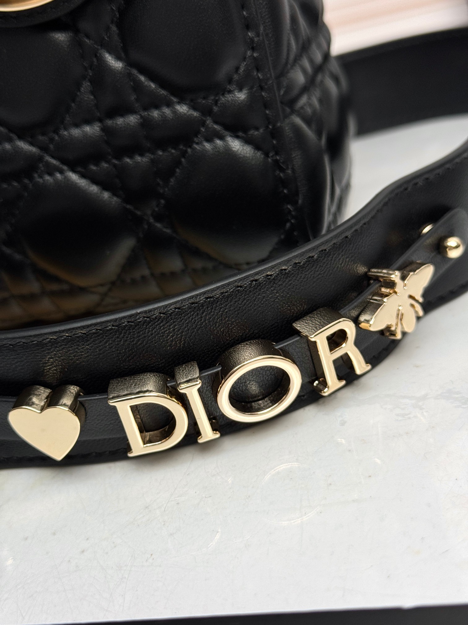 Dior Basic Bag Cow Leather Black M