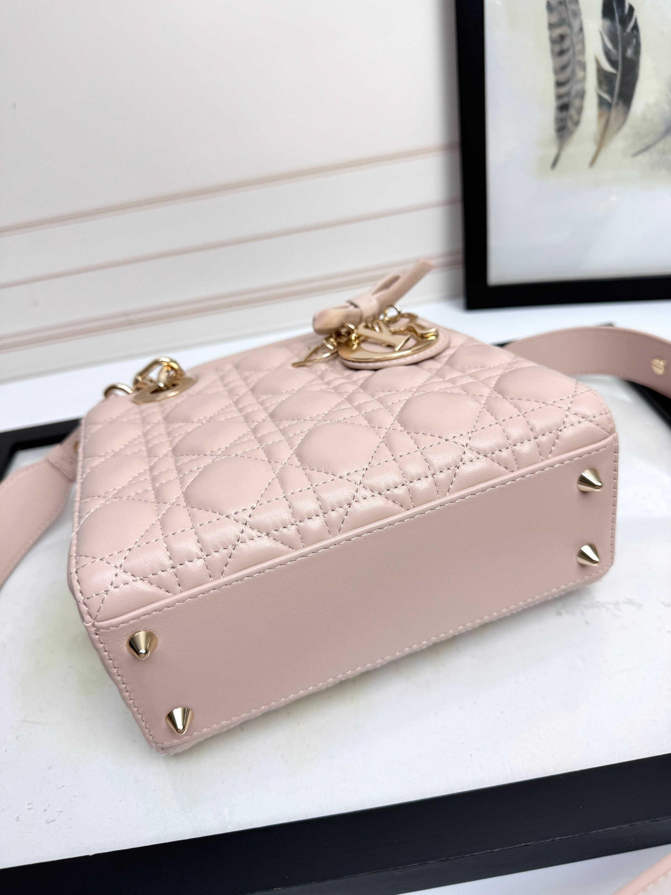 Dior Basic Bag Cow Leather Pink M