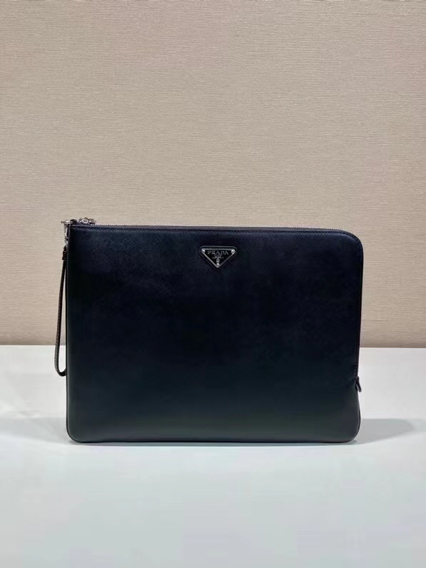 Male Clutch Bag Cow Leather 25cm