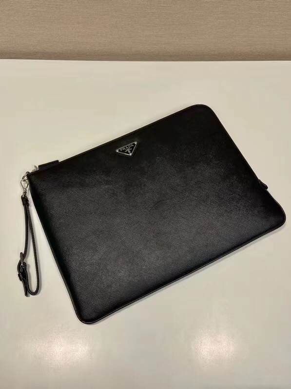 Male Clutch Bag Cow Leather 25cm