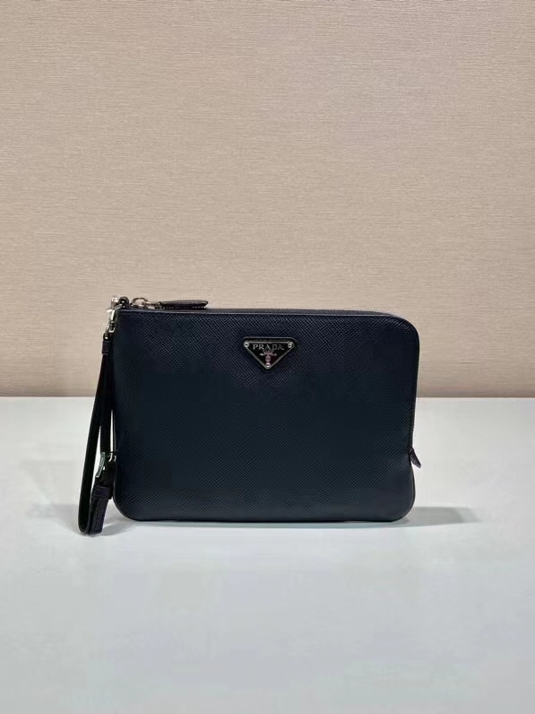 Male Clutch Bag Cow Leather 17cm