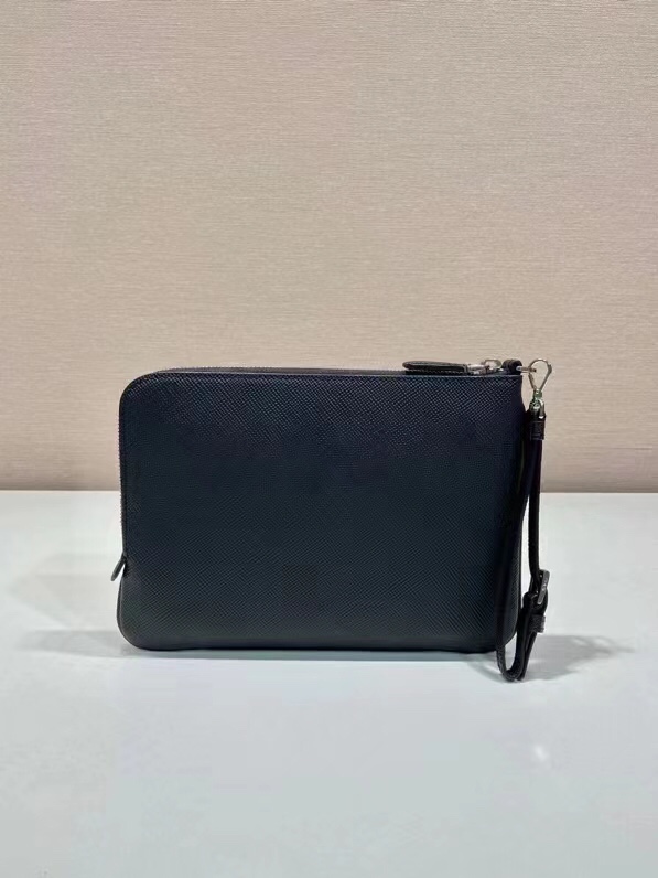 Male Clutch Bag Cow Leather 17cm