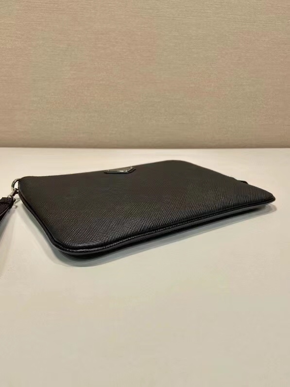 Male Clutch Bag Cow Leather 17cm
