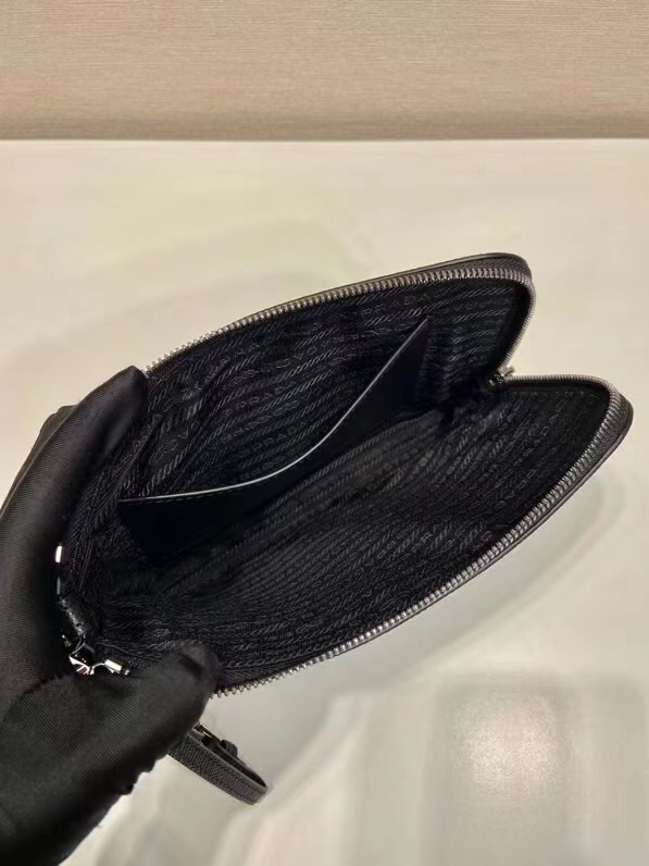 Male Clutch Bag Cow Leather 17cm