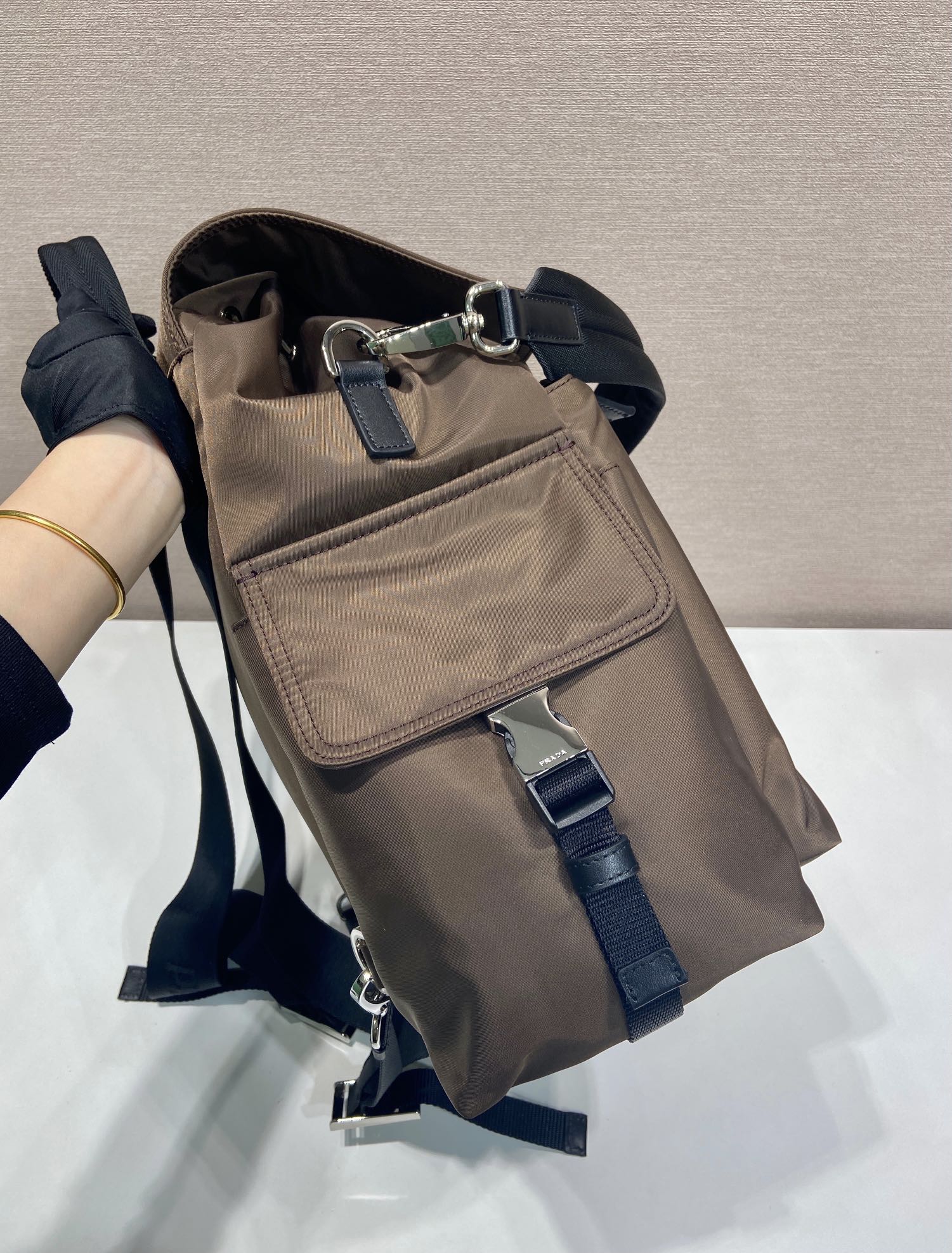 Prada Backpack Nylon 20cm-l