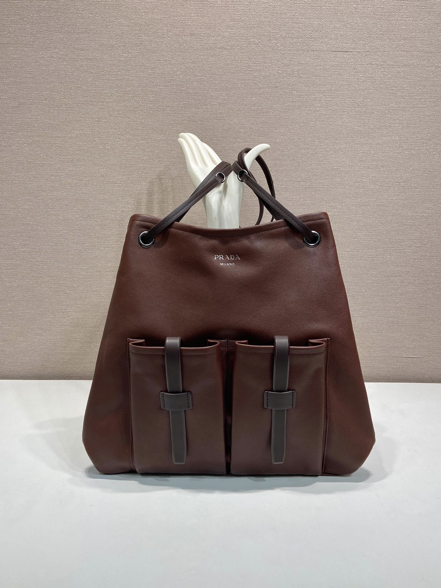 Prada Tote Bag Cow Leather 33cm