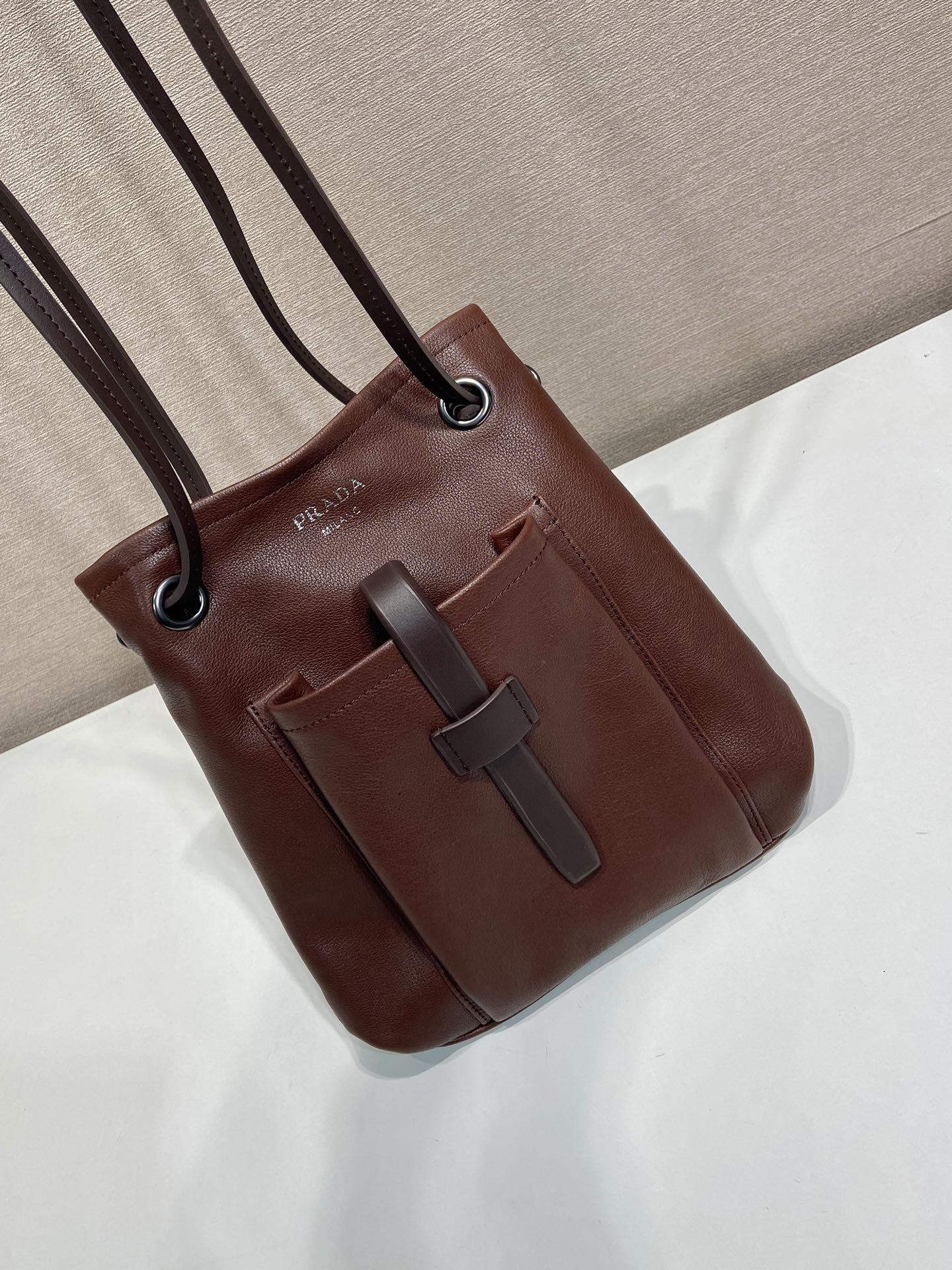 Prada Tote Bag Cow Leather 24cm
