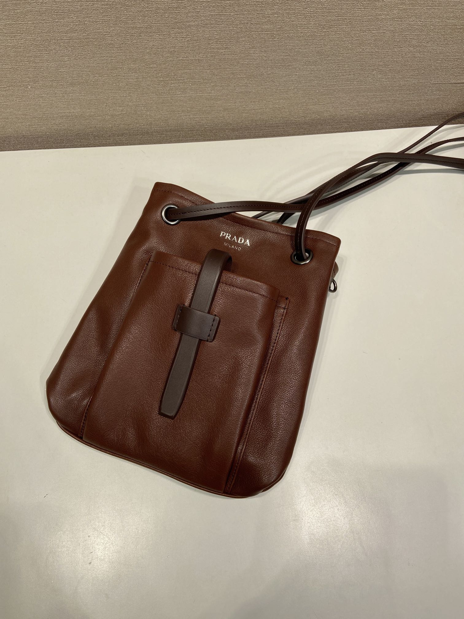 Prada Tote Bag Cow Leather 24cm